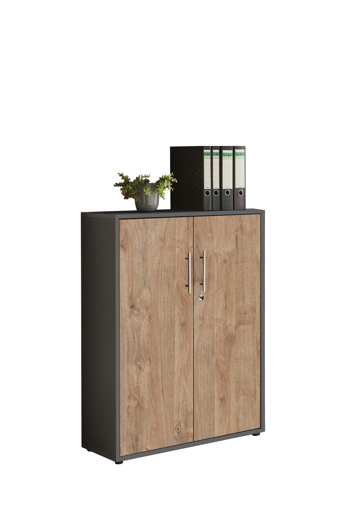 BMG Möbel Aktenschrank Office Edition 3 OH, abschließbar, Hochglanz lackiert oder matt