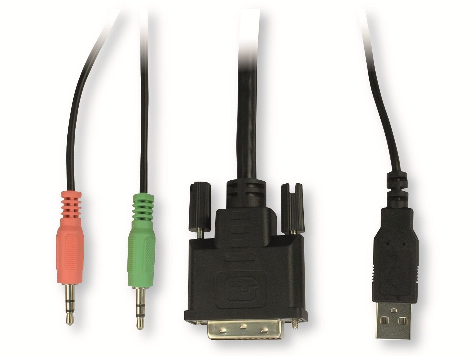 Inter-Tech DVI-Switch KVM-AS-41DA, INTER-TECH Switch KVM 4-port