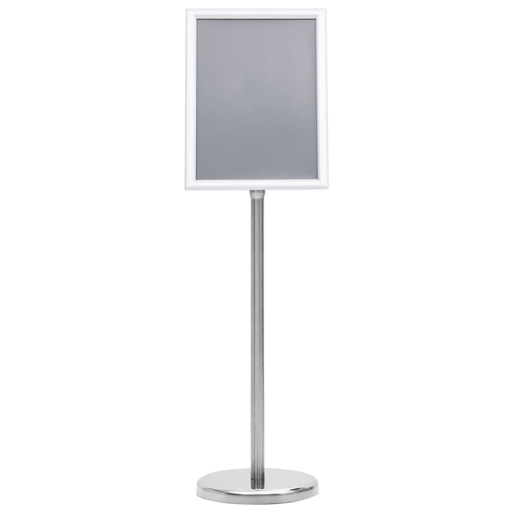 vidaXL Vitrine A4-Plakatständer Silbern Aluminiumlegierung günstig online kaufen