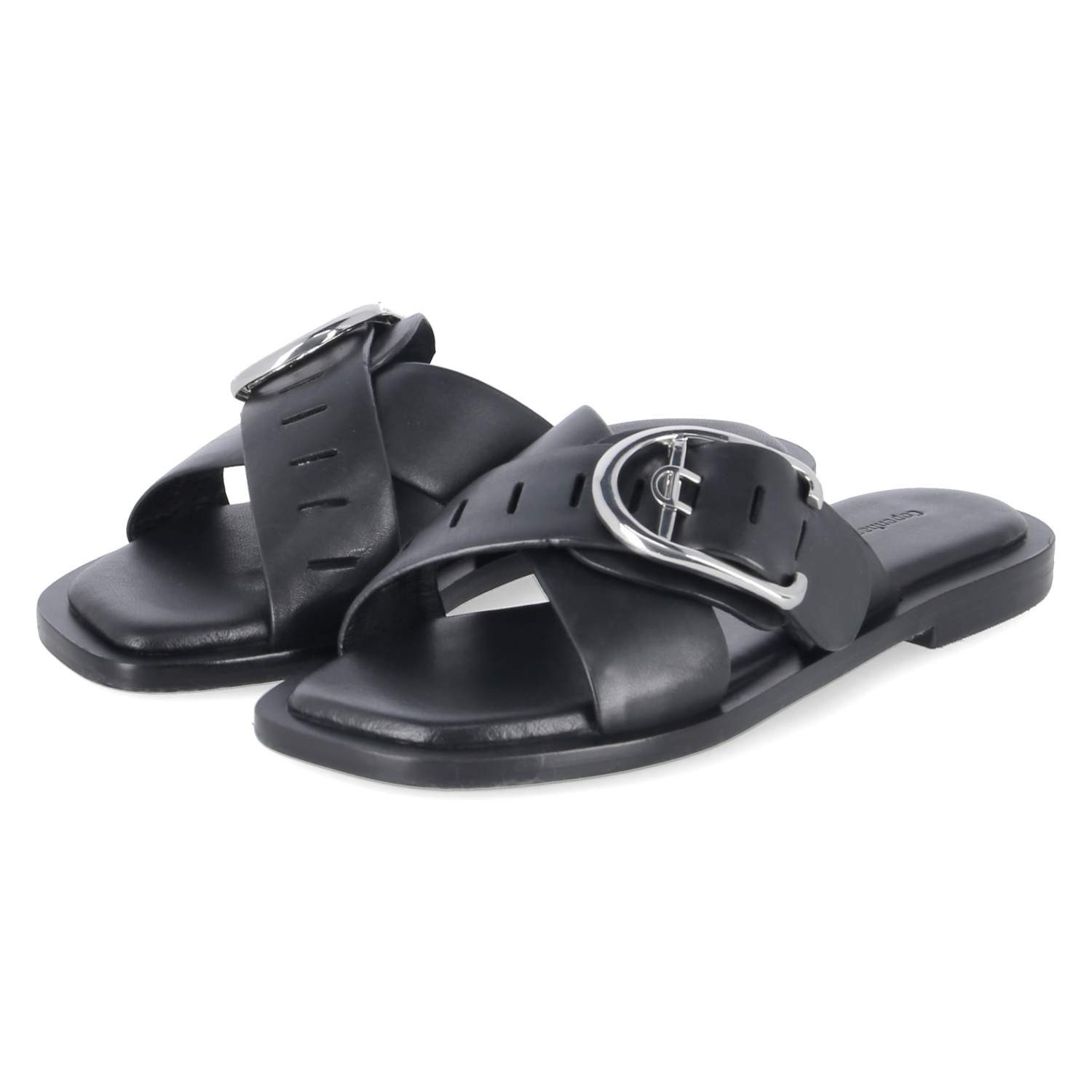 Copenhagen Studios Copenhagen Shoes CS8922-0003 BLACK Damen Glattleder black Pantolette