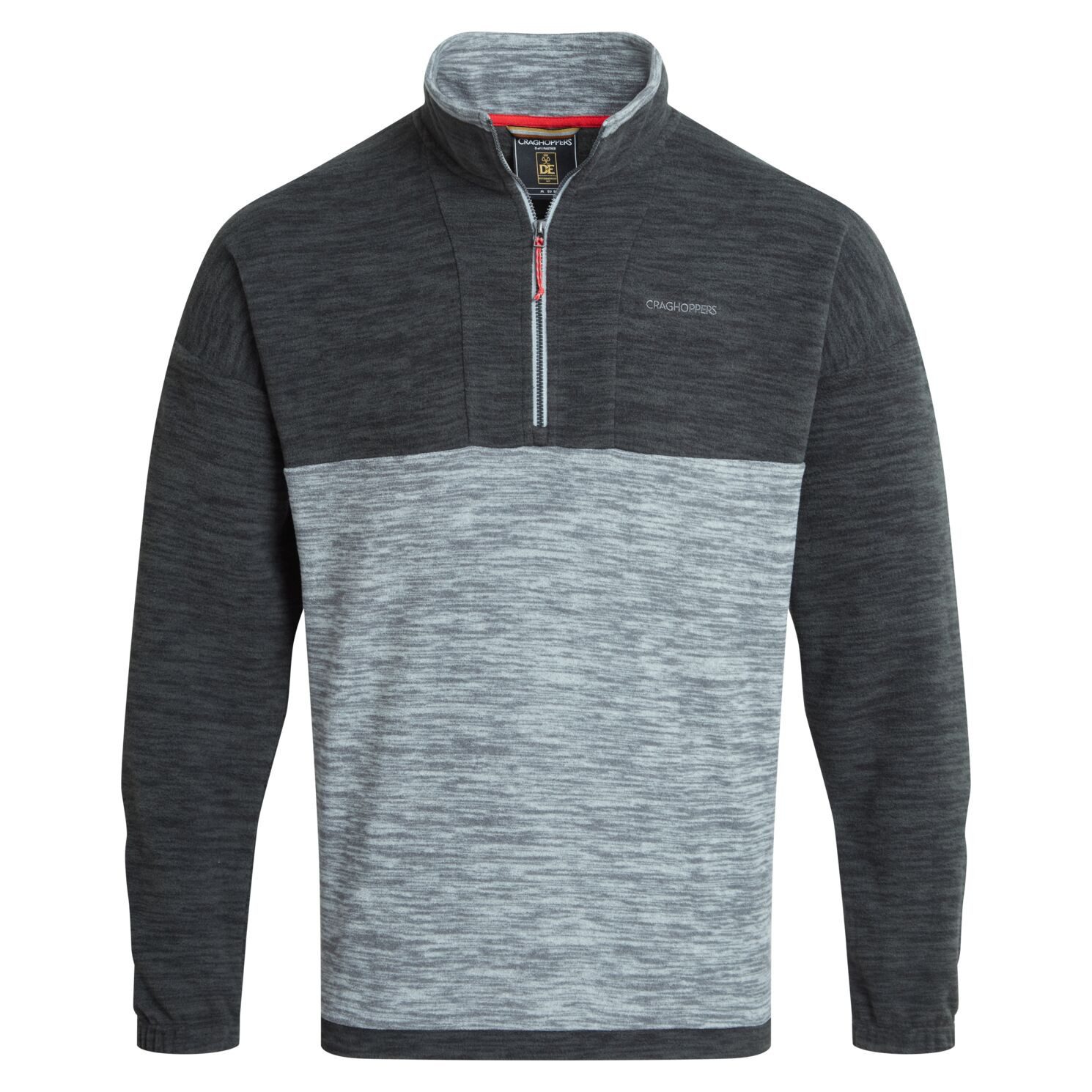 Craghoppers Trekkingjacke Craghoppers - Esk Fleecejacke mit Reißverschluss für Herren, grau