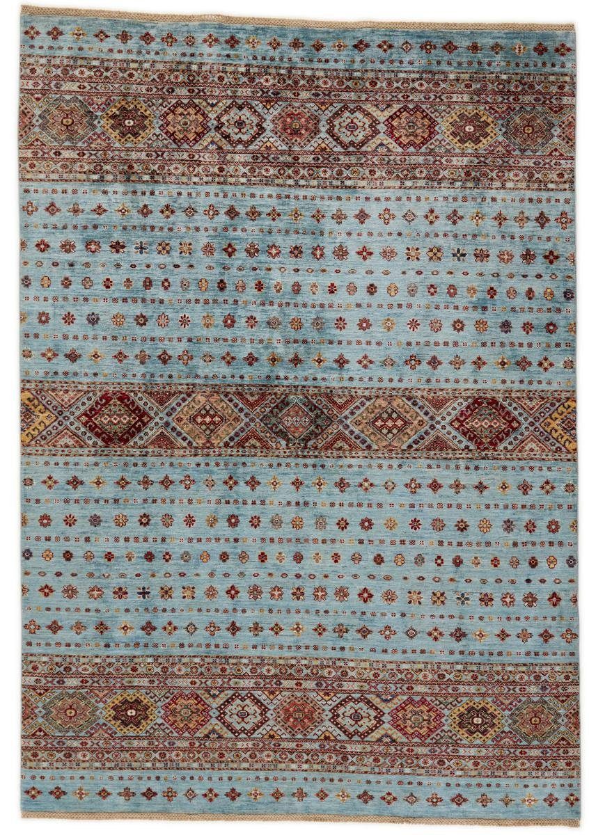 Orientteppich Arijana Shaal 206x293 Handgeknüpfter Orientteppich, Nain Trading, rechteckig, Höhe: 5 mm | Kurzflor-Teppiche