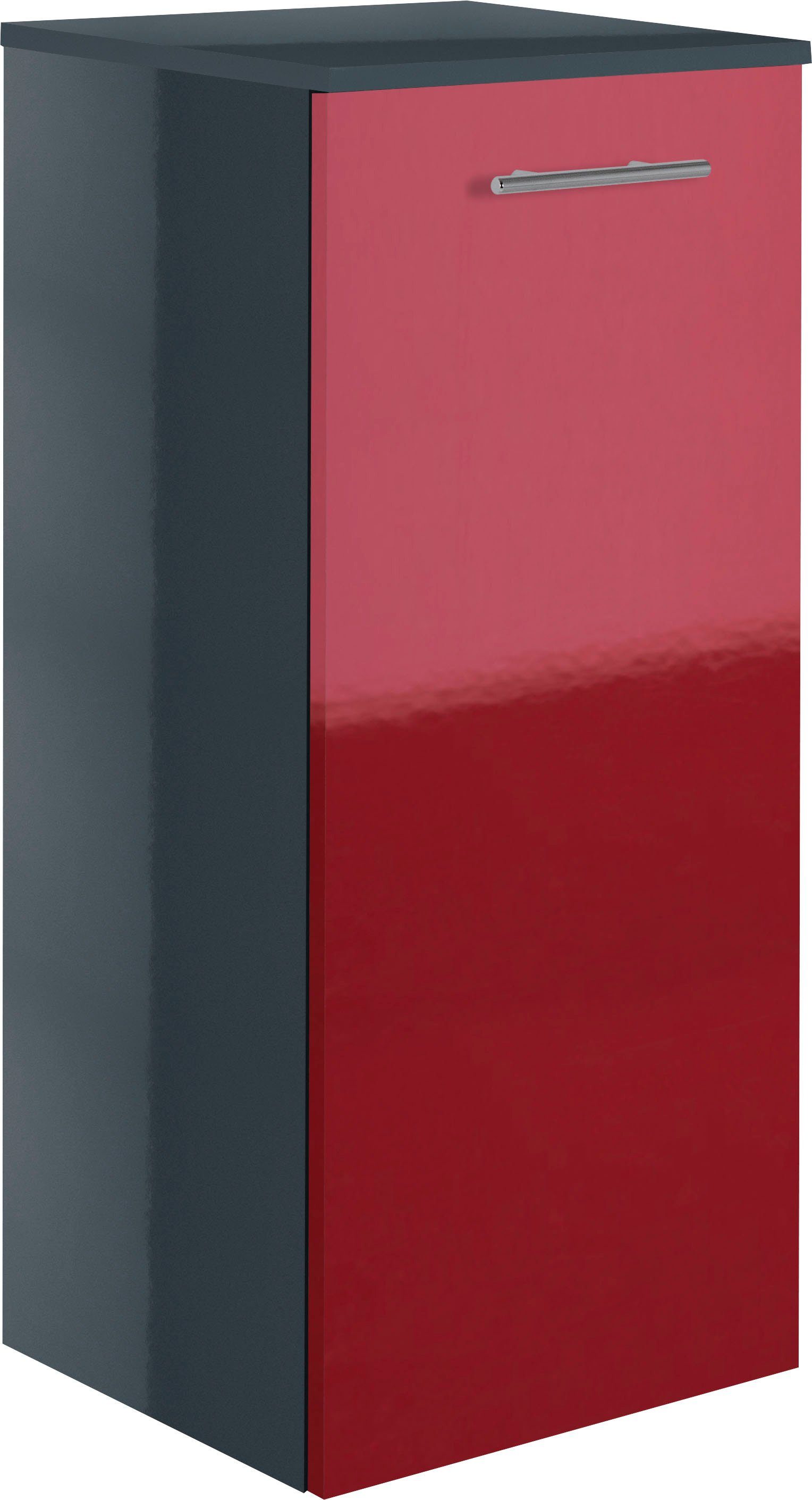 MARLIN Midischrank 3040, Breite 40 cm rot | anthrazit | Midischränke
