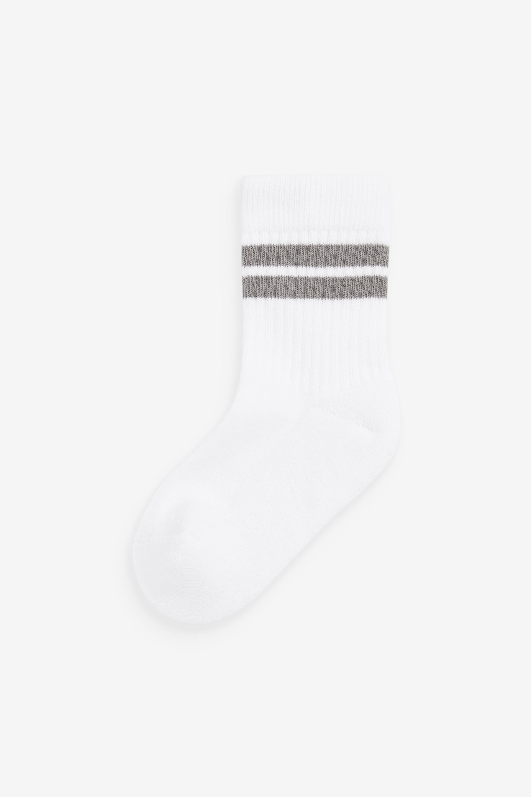 Next Kurzsocken Gerippte Sportsocken im 5er-Pack mit Fußbett (5-Paar) – Bild 4 von 5