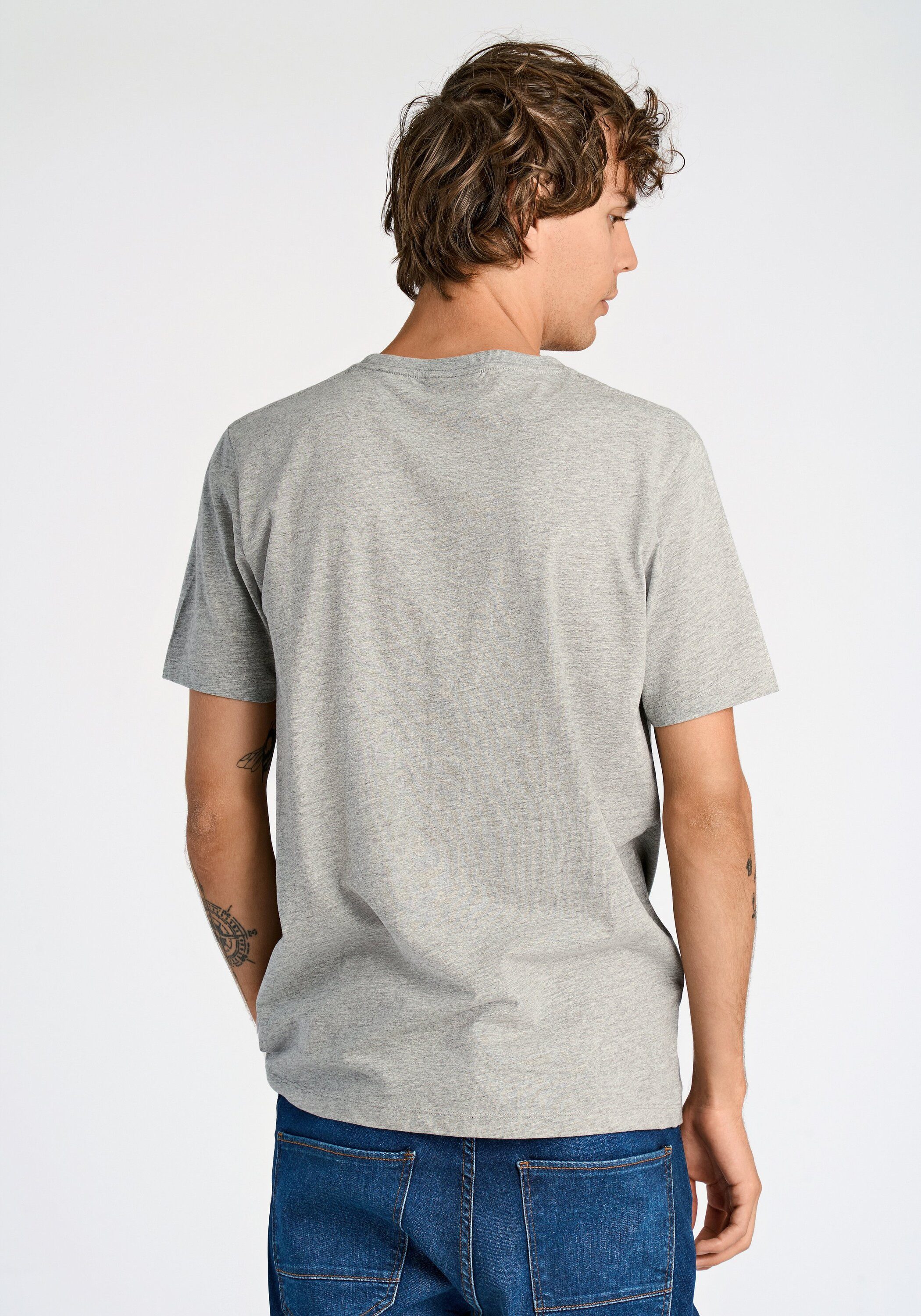 LINDBERGH Kurzarmshirt T-Shirt (Kurzarm) Relaxed Fit
