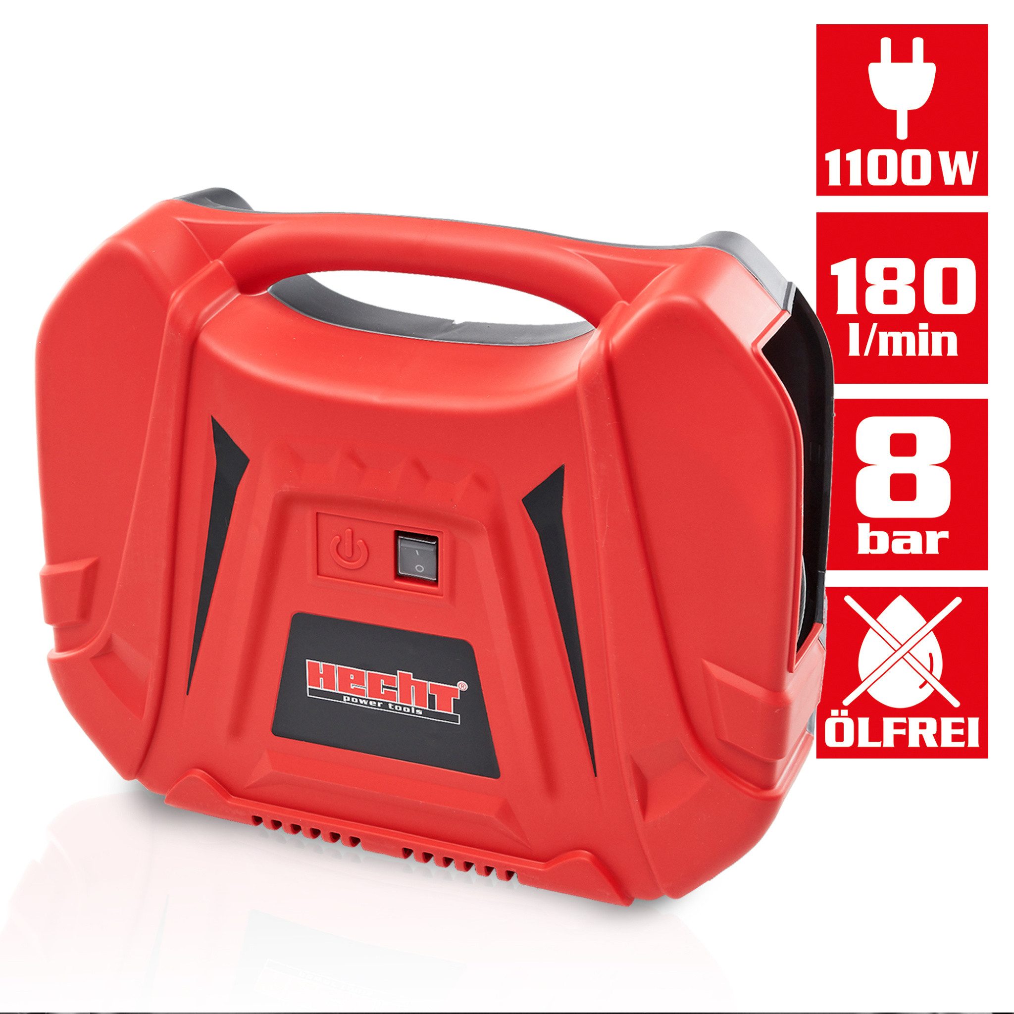 Hecht Kompressor Koffer 180 l/h 8bar günstig online kaufen