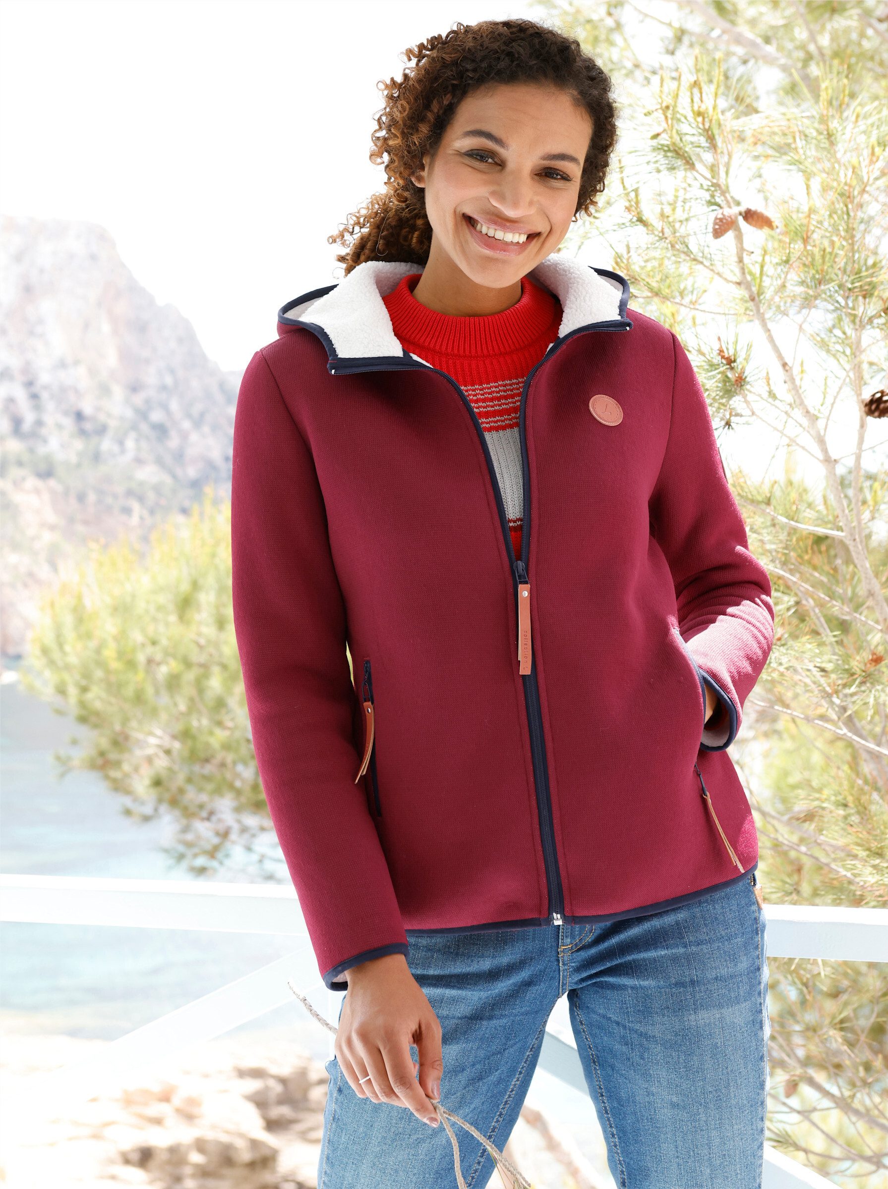 Witt Fleecejacke Strickfleece-Jacke günstig online kaufen