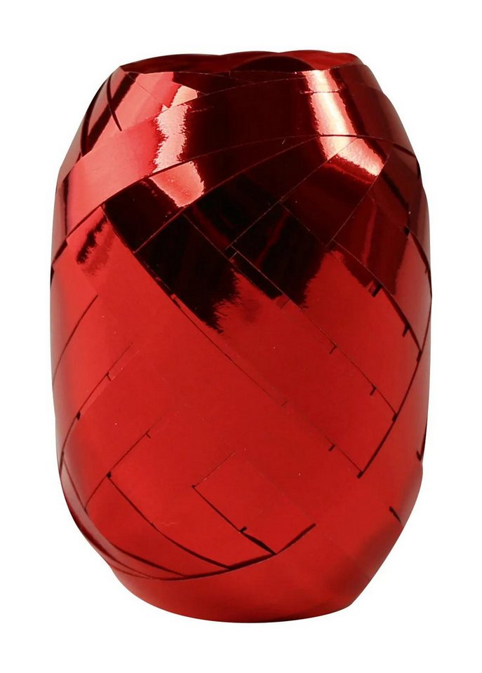 Thumbnail - CLAIREFONTAINE Geschenkband Set 24 Geschenkband Metallic 10mx7mm rot/weiß Sort. 612007C, MISC