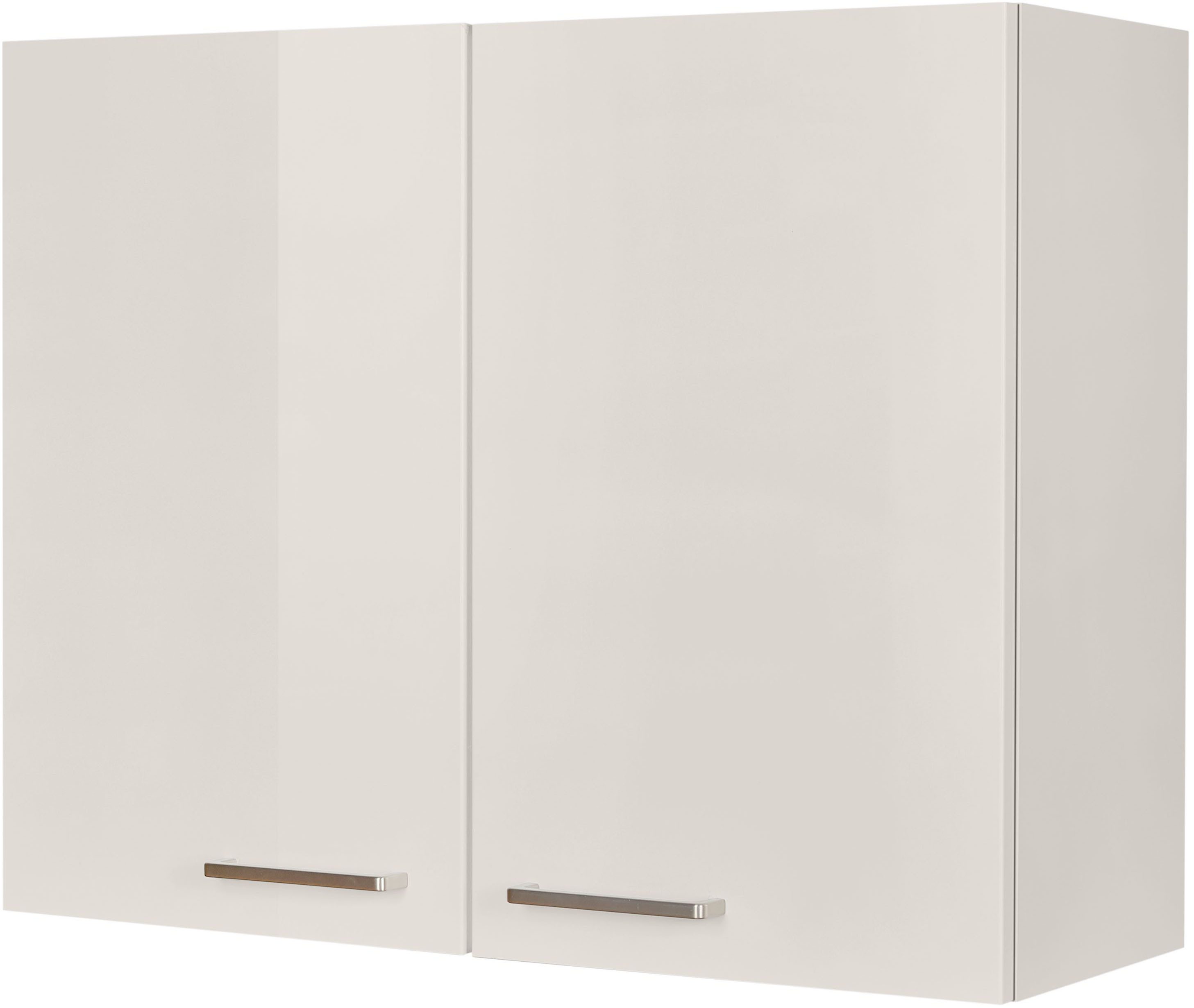 nobilia® Hängeschrank "Flash", vormontiert, mit zwei Einlegeböden, Breite 90 cm