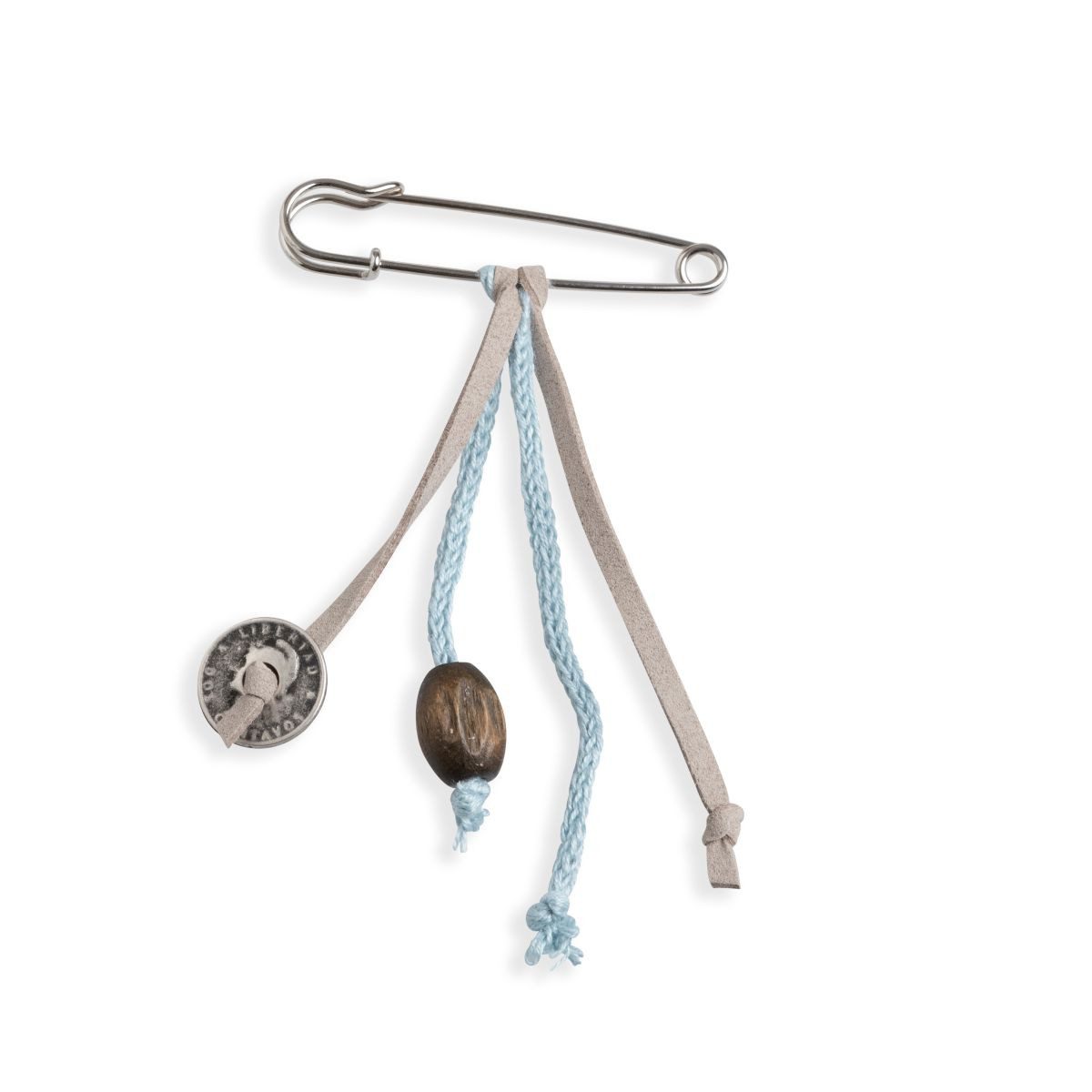 Knit Factory Brosche Brosche Iced Blue (1-tlg), brosche Anstecker