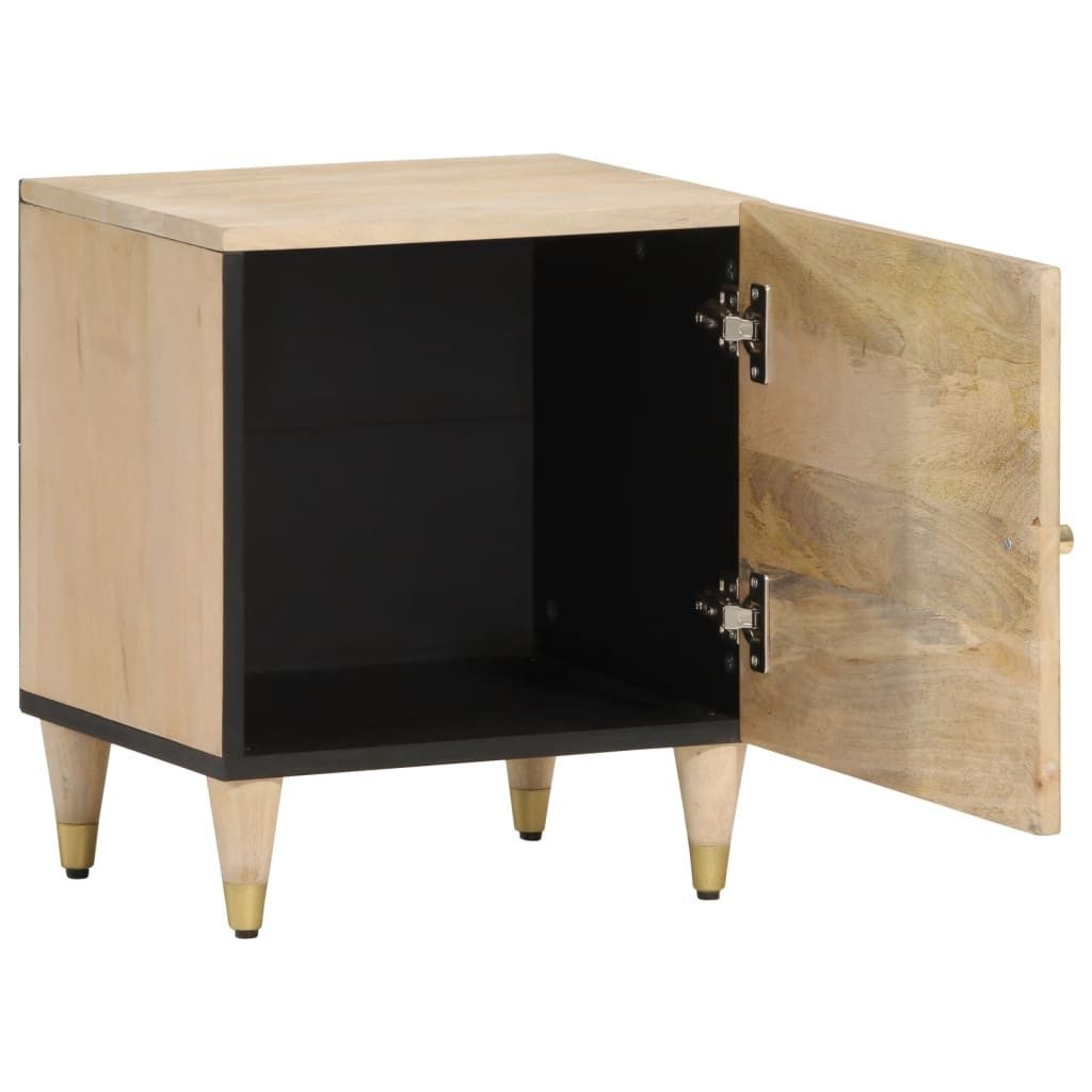 vidaXL Nachttisch Nachttisch 40x33x46 cm Massivholz günstig online kaufen