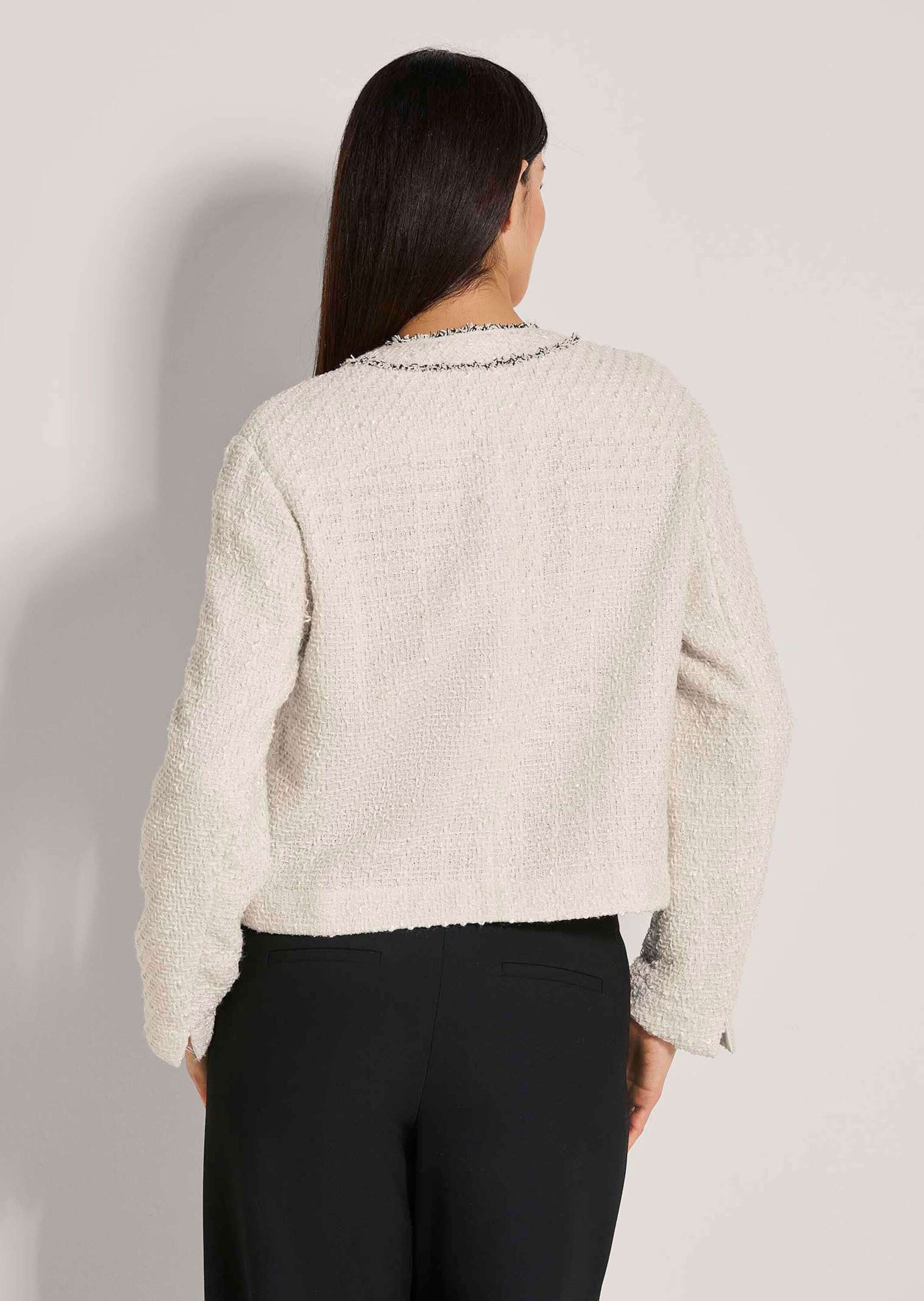 MADELEINE Kurzblazer Kurzblazer in Bouclé-Optik