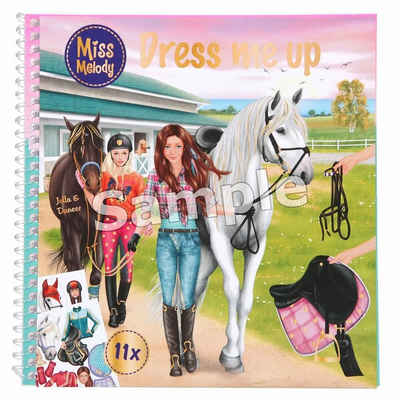 Depesche Horses Dreams Malbuch Styling Book 10295 Stickerbuch NEU 