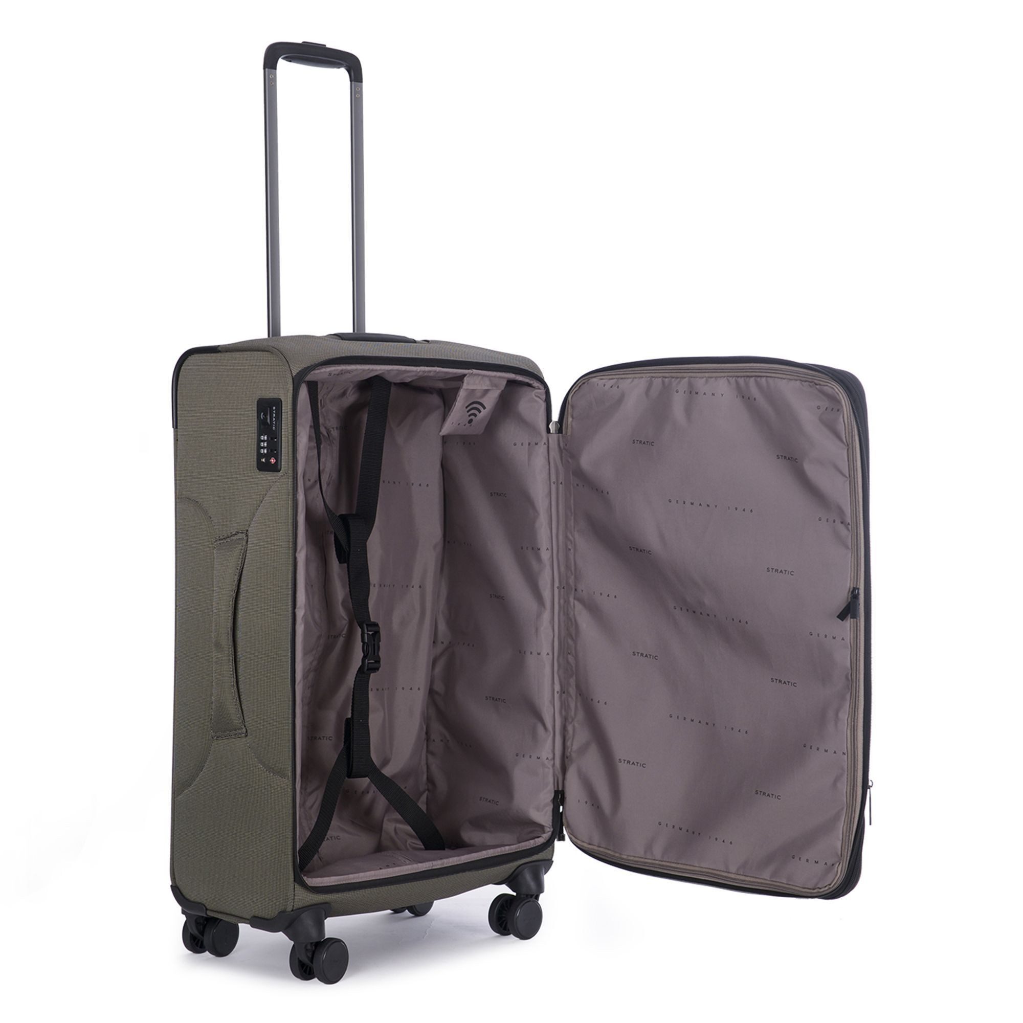 Stratic Weichgepäck-Trolley Bendigo Light +, 4 Rollen, Polyester
