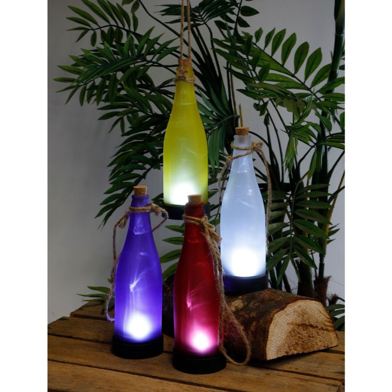 BURI Gartenleuchte LED-Flaschenleuchte Stimmungslicht Garten-Dekolicht Sola günstig online kaufen