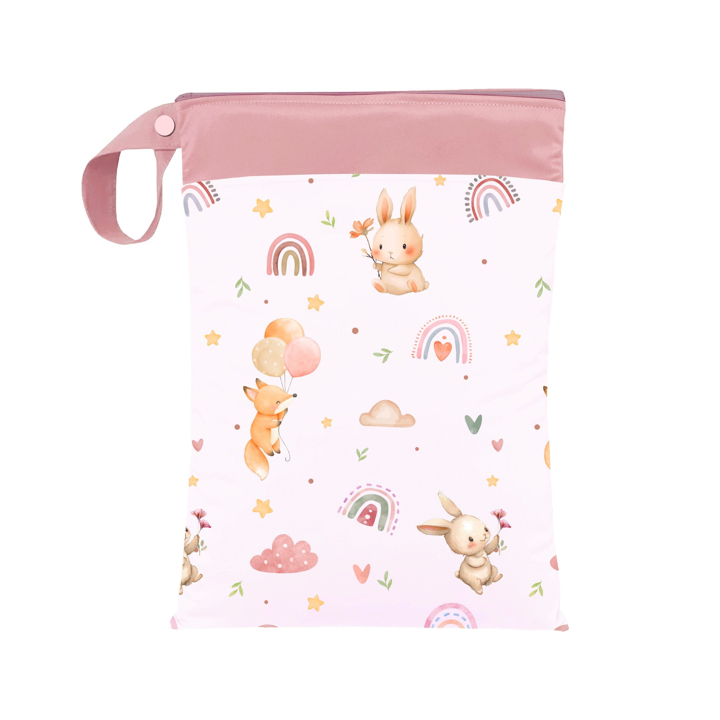 Artee Wickeltasche Nasstasche für Wechselwäsche Kita, Kindergarten, Strand, 1 Stück