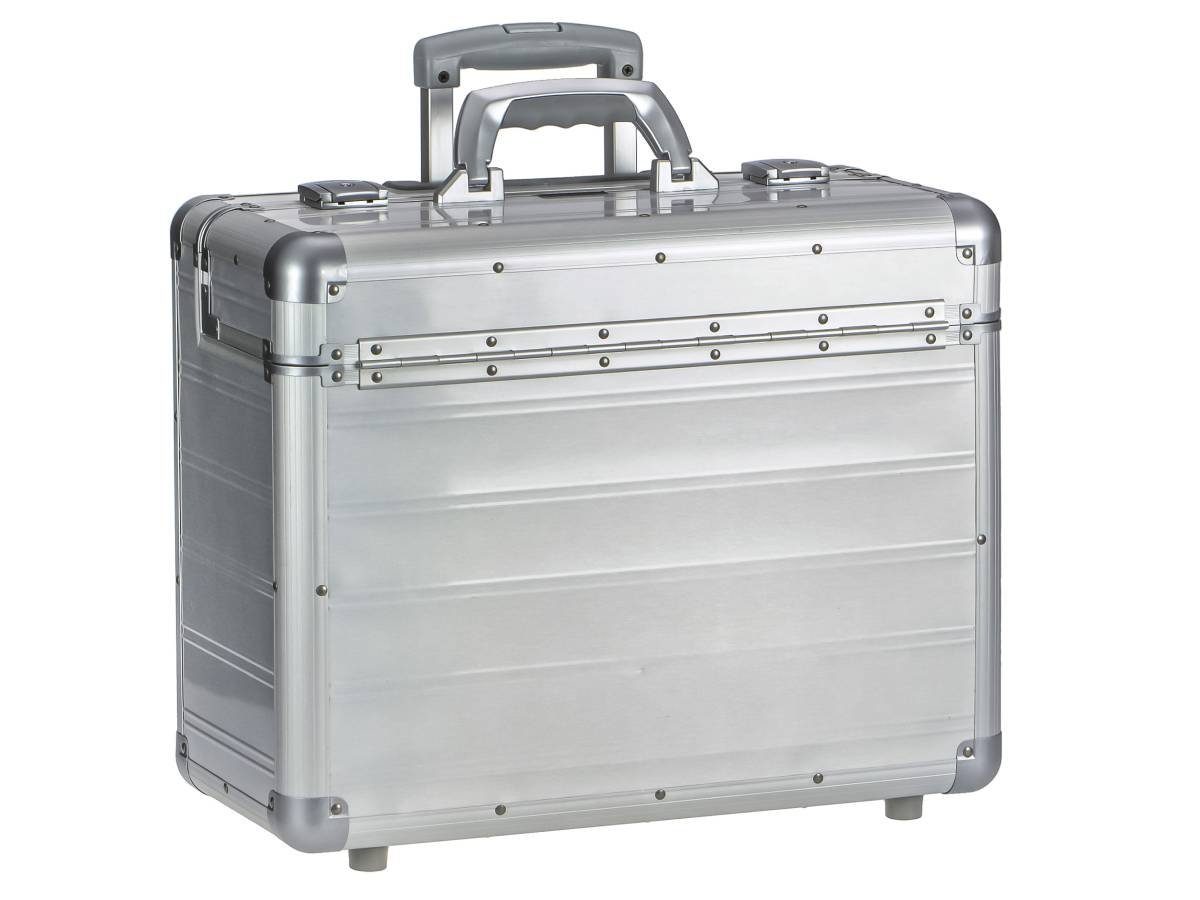 ALUMAXX Aktenkoffer Discovery, 2 Rollen, Pilotenkoffer, Koffer, Business-Koffer, Aluminium