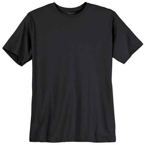 redfield Rundhalsshirt Große Größen Herren T-Shirt schwarz von Redfield