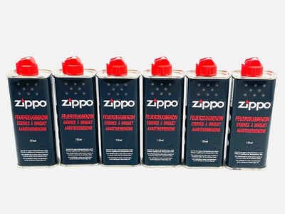 Zippo Feuerzeug Benzin 6 x Kanister das Original je 125 ml Feuerzeugbenzin Spar Set (6 x 125ml)