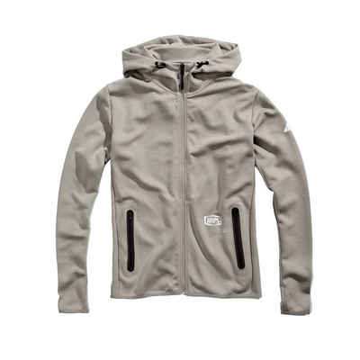 100% Kapuzenpullover Hoodies 100% Viceroy Full-Zip Hoodie Pullover - Grau S- (1-tlg)