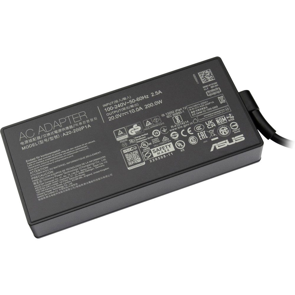 Asus Netzteil 0A001-01120600 Notebook-Netzteil 200 W 20 V 10 A Notebook-Netzteil