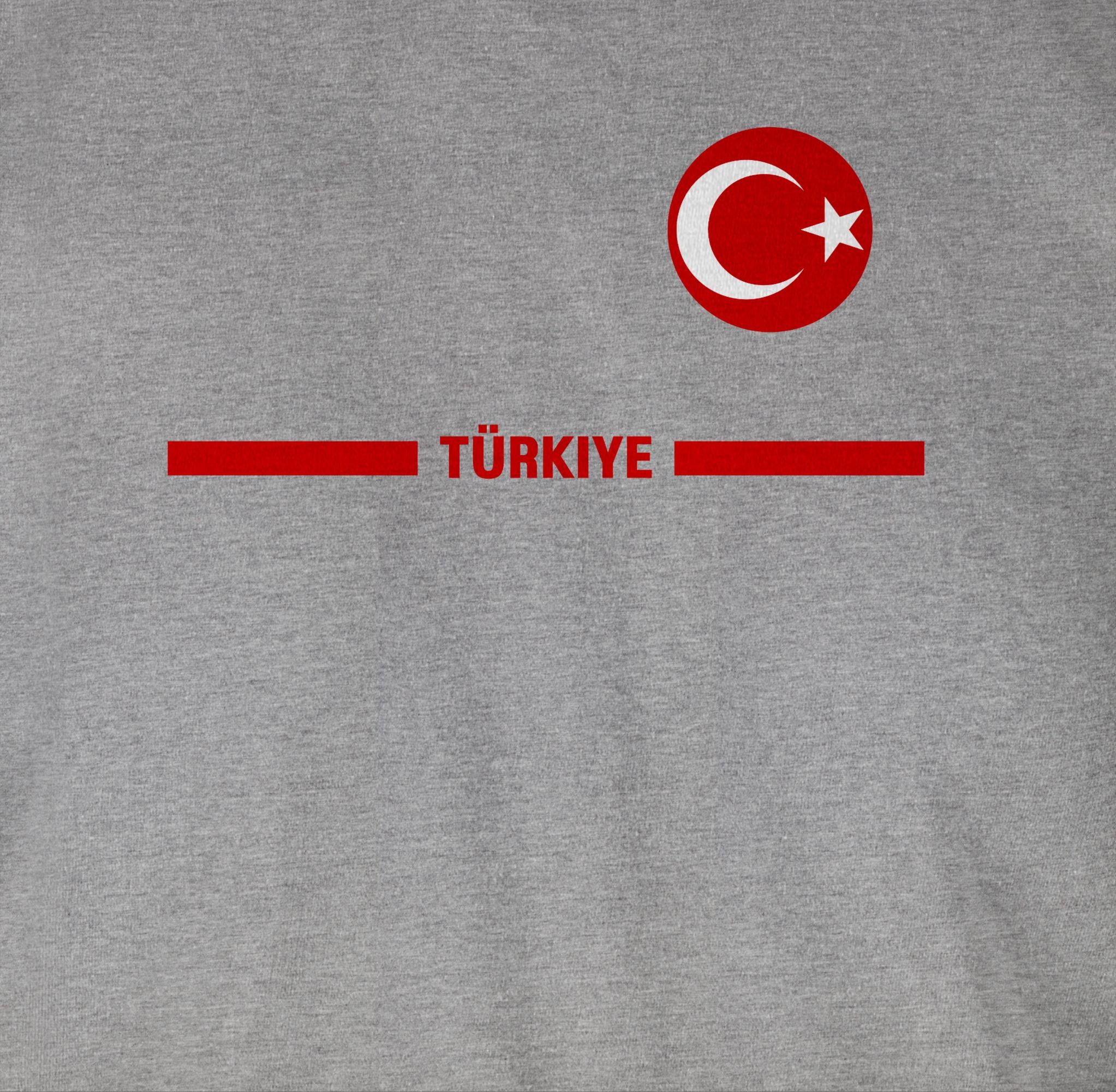 Shirtracer T-Shirt Türkei Trikot Wappen, Türkiye mit Stolz, Türkisches Fan-Motiv 2026 Fussball WM Fanartikel