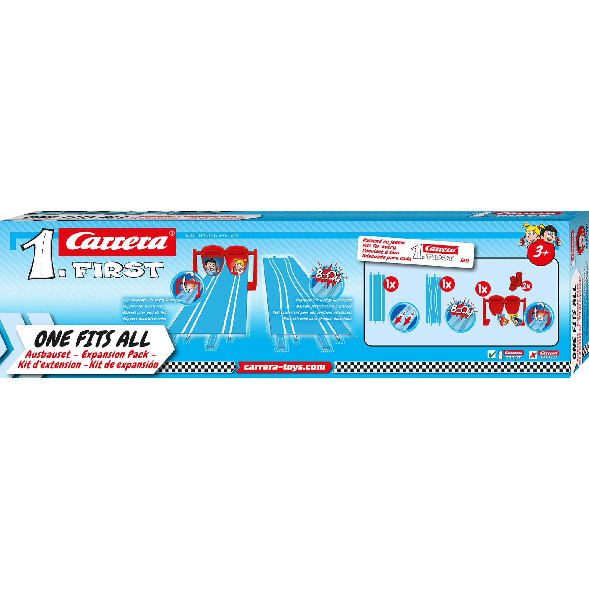 Autorennbahn Carrera FIRST Expansion Pack "One fits All"