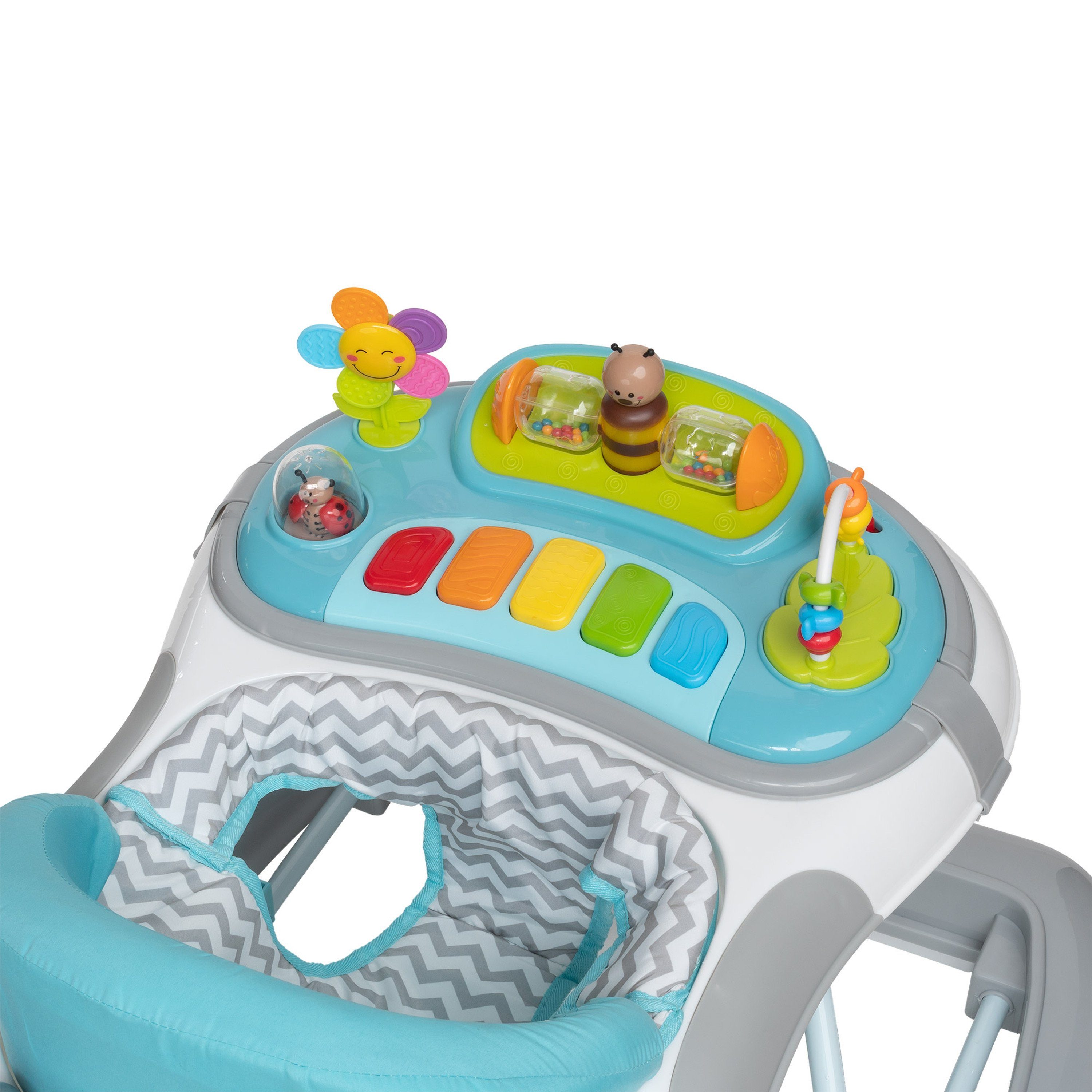 Schaukelfunktion style Mint, Wave Lauflernhilfe Lauflernwagen ib mit Spielelement Babywalker & elektronischem
