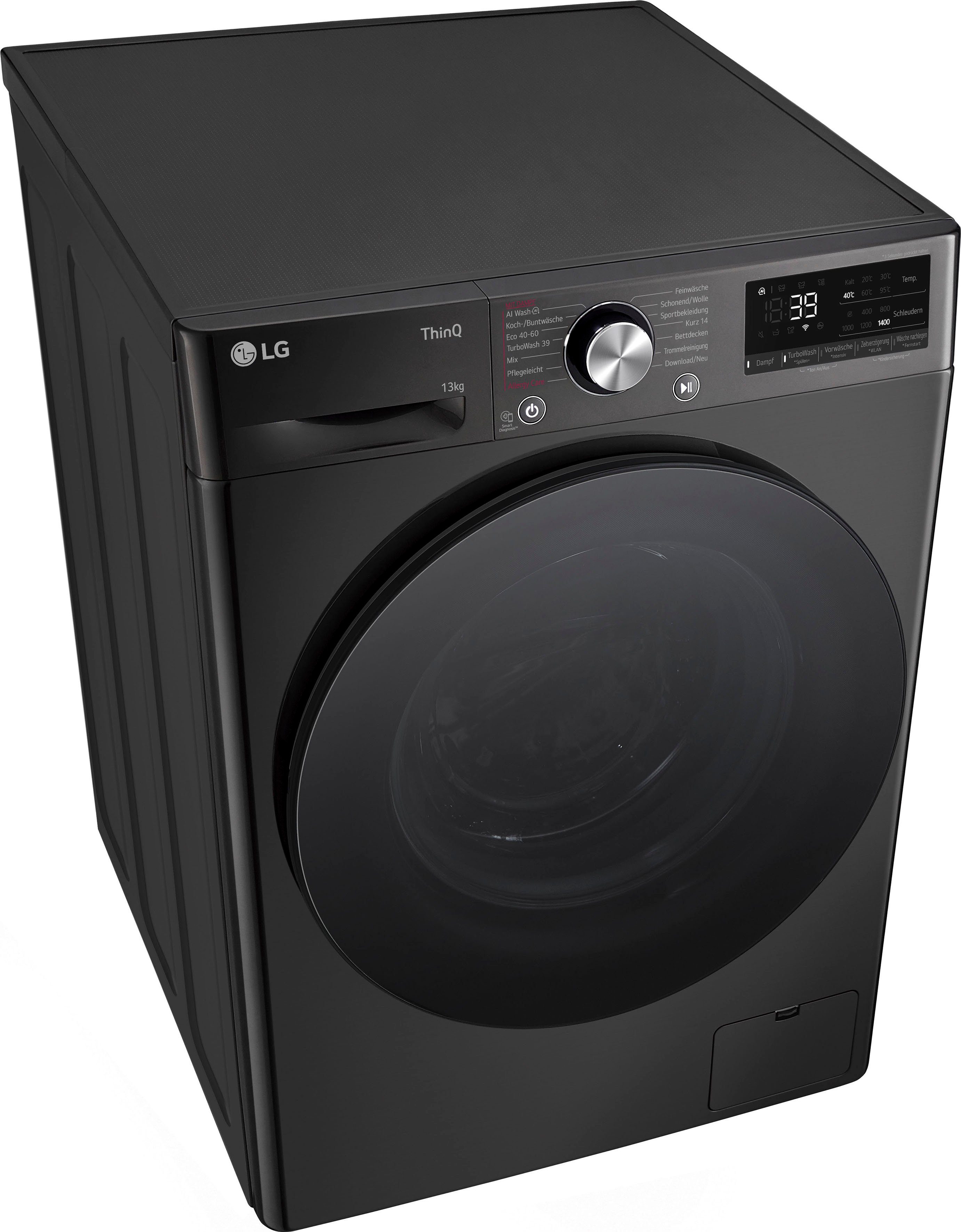 LG Waschmaschine Serie 7 U/min 1400 13 F4WR703YB, kg