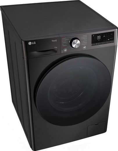 LG Waschmaschine Serie 7 F4WR703YB, 13 kg, 1400 U/min - schickes Design