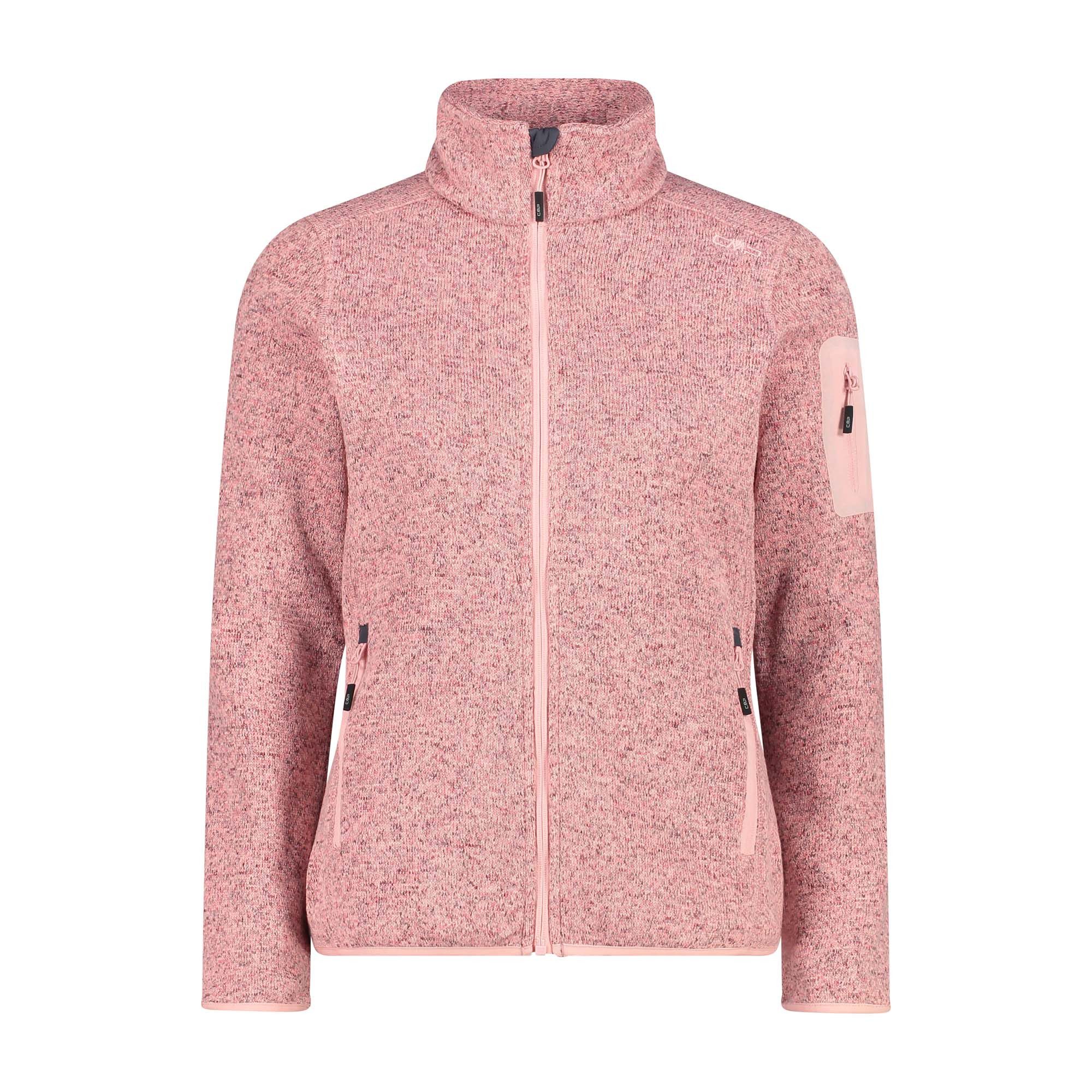 CMP Fleecejacke CMP Damen Jacke Knitted Melange Fleece Jacket 3H14746 günstig online kaufen