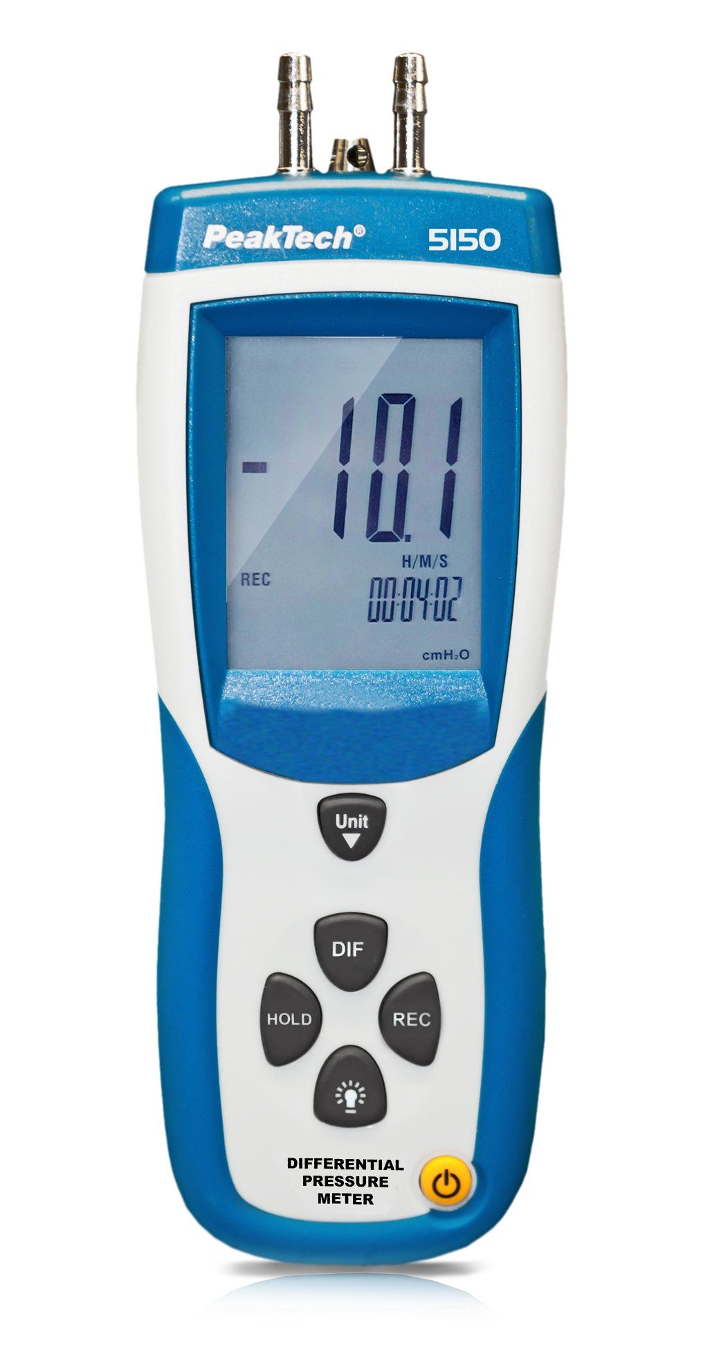 PeakTech Luftdruckmessgerät PeakTech 5150: Differenzdruck-Messgerät ~ 0 bis 344 mBar mit USB, 1-tlg.