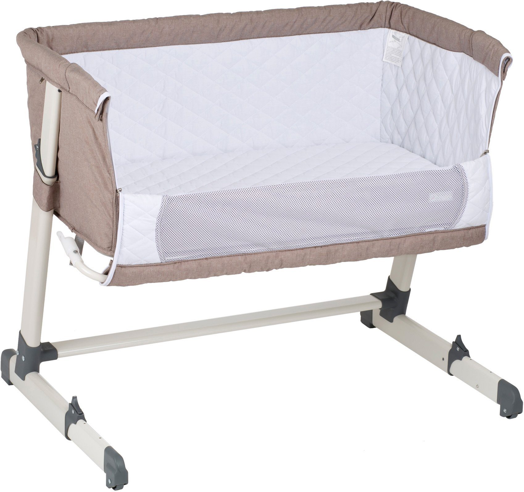 BabyGo Beistellbett Together, beige, faltbar günstig online kaufen