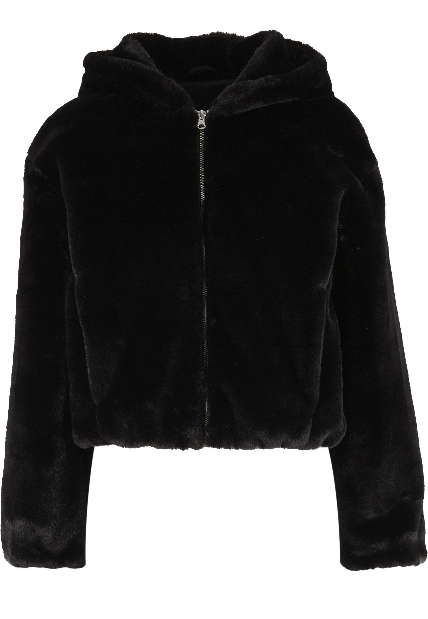 Sweatjacke Urban Classics Ladies Full Zip Faux Fur Hoodie