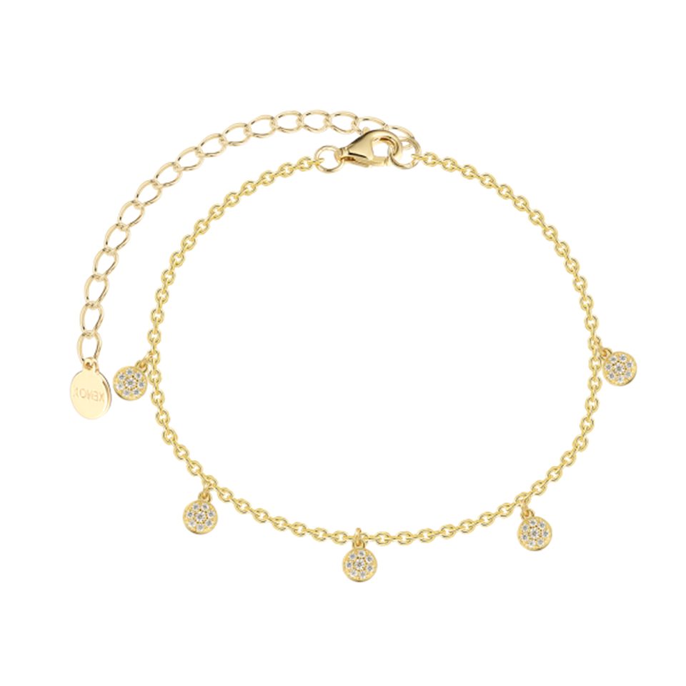 XENOX Armband XENOX Armband "Poppy Glitz" vergoldet XS10012G