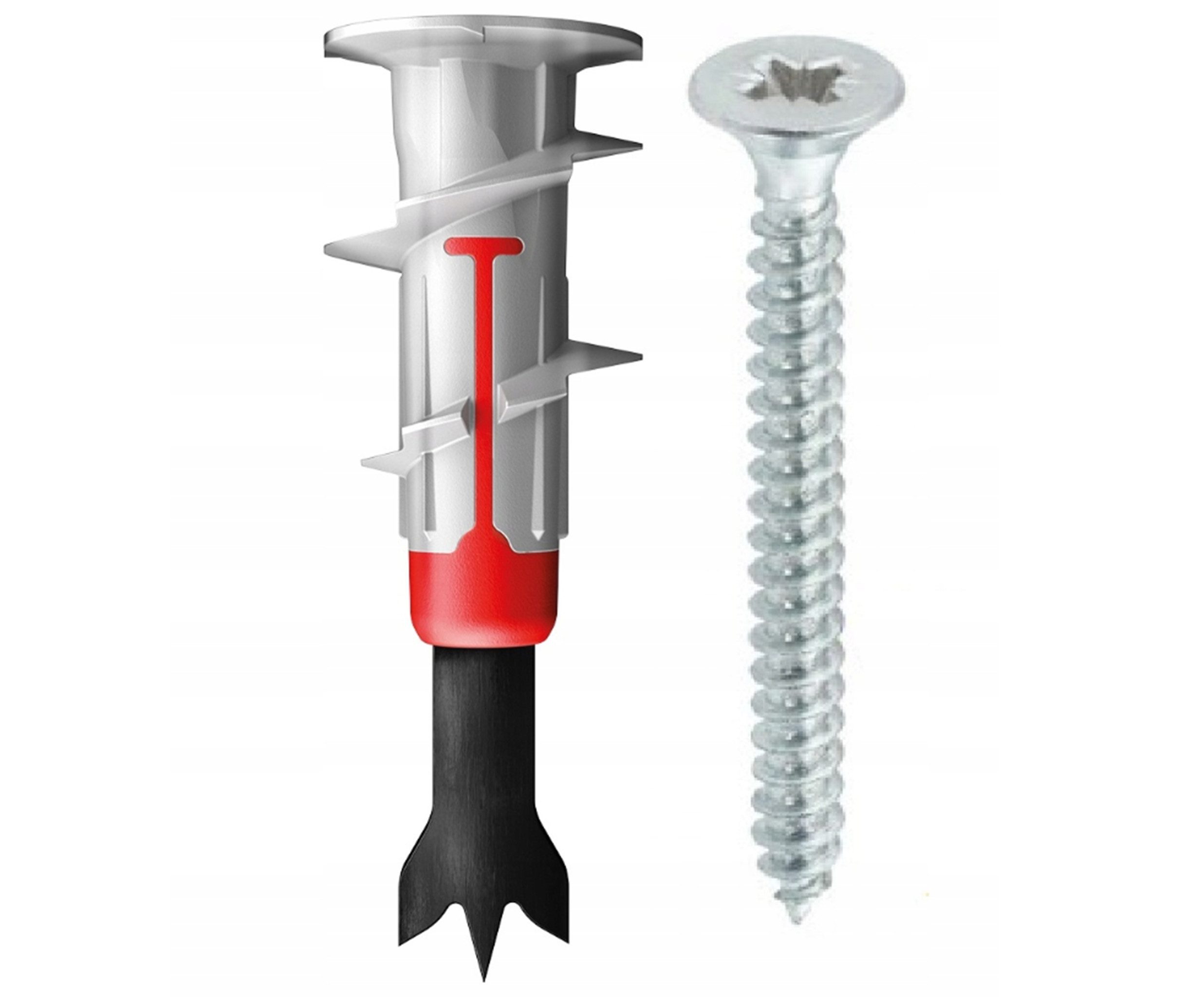 fischer Schrauben- und Dübel-Set DUOBLADE selbstbohrender Gipskartondübel mit oder ohne Schraube, (20 St)