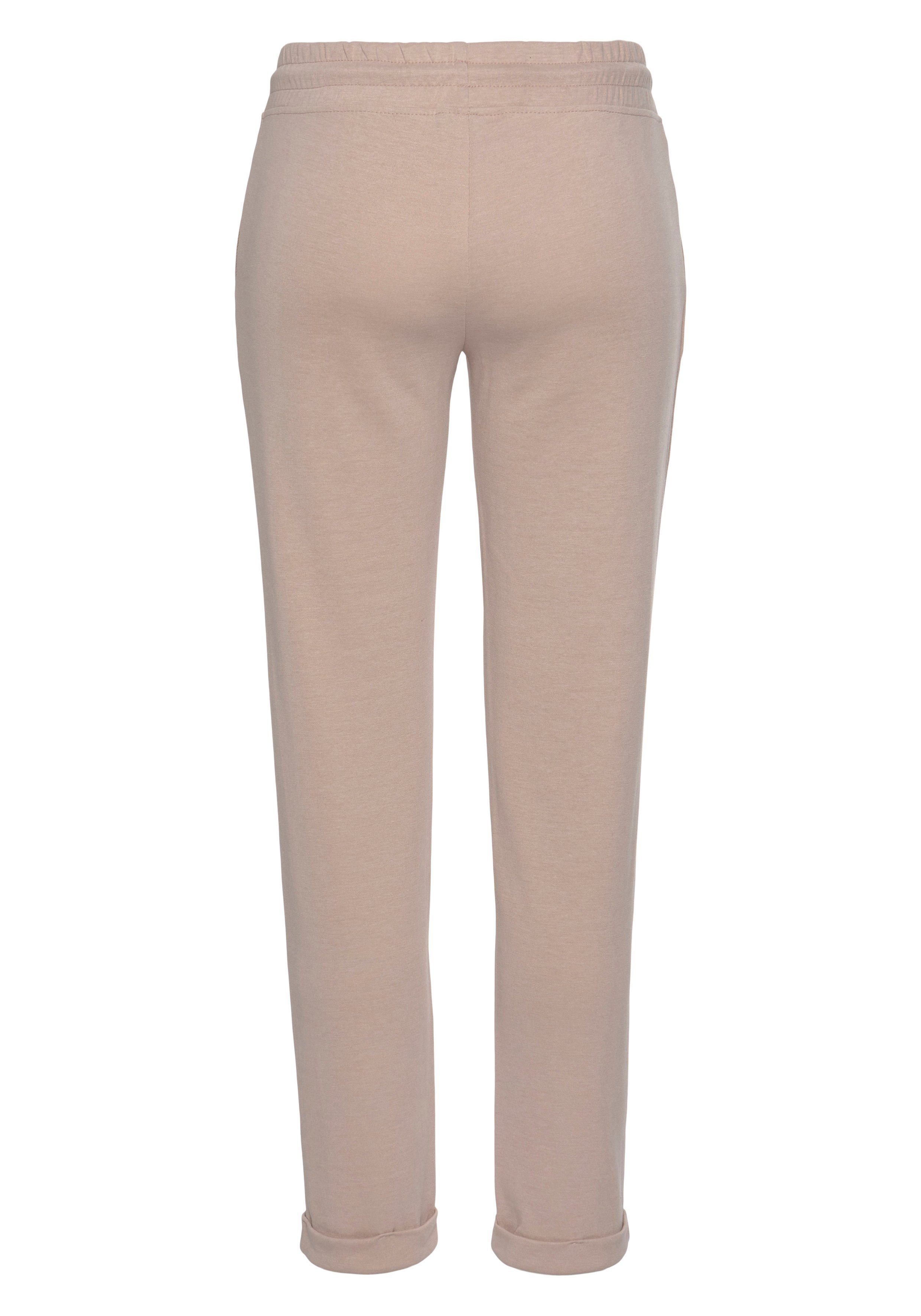 H.I.S Sweathose Schlupfhose mit kleinem Aufschlag am Saum, Loungewear
