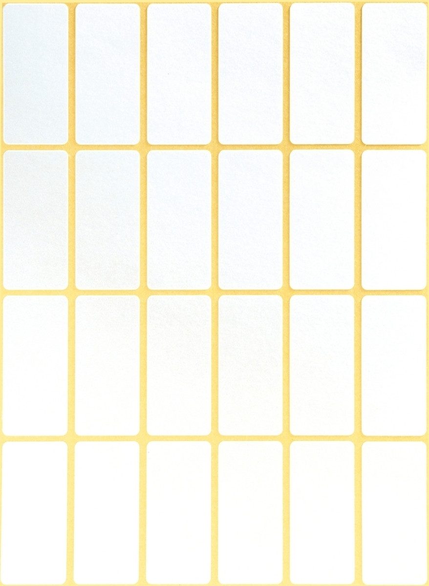 Etiketten Etiketten 38x18mm VE=648 Stück weiß