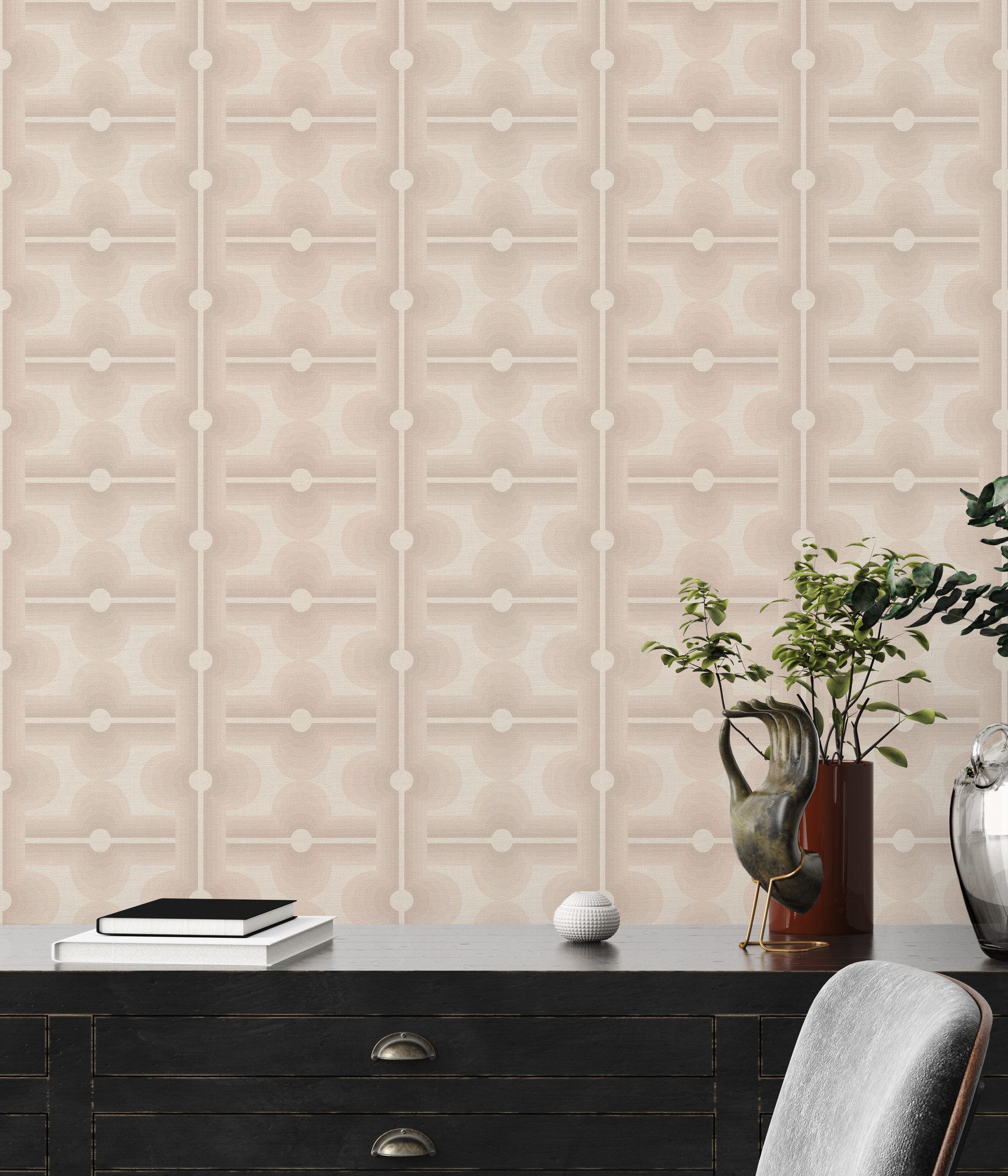 Bricoflor Vliestapete Retro Chic 395335 günstig online kaufen