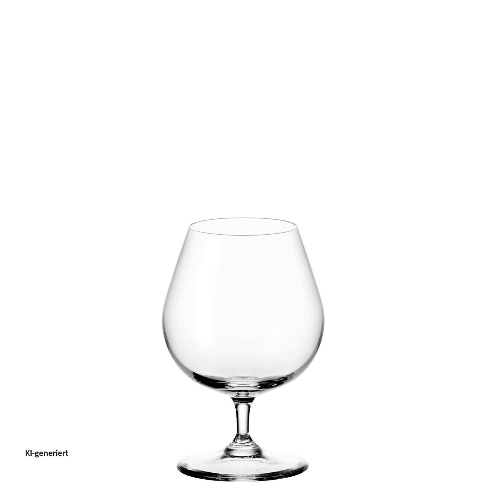 LEONARDO Schnapsglas Cognac Glas 6er-Set Ciao+, 6-tlg., Glas, stoßfest, klangvoll, gastronomiegeeignet