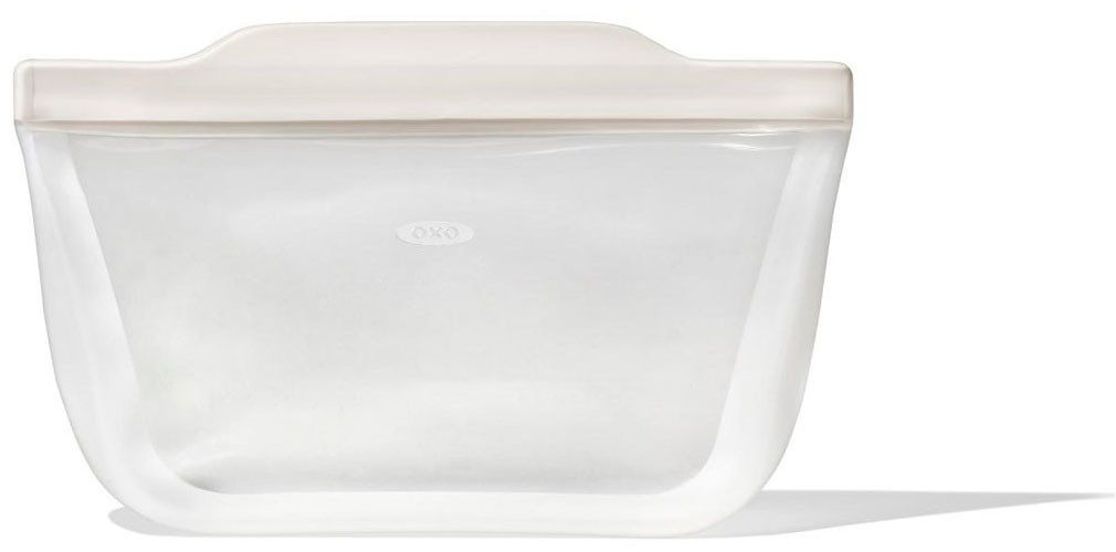 OXO Good Grips Frischhaltebeutel Stand-Up, Silikon, wiederverwendbar, 946 ml