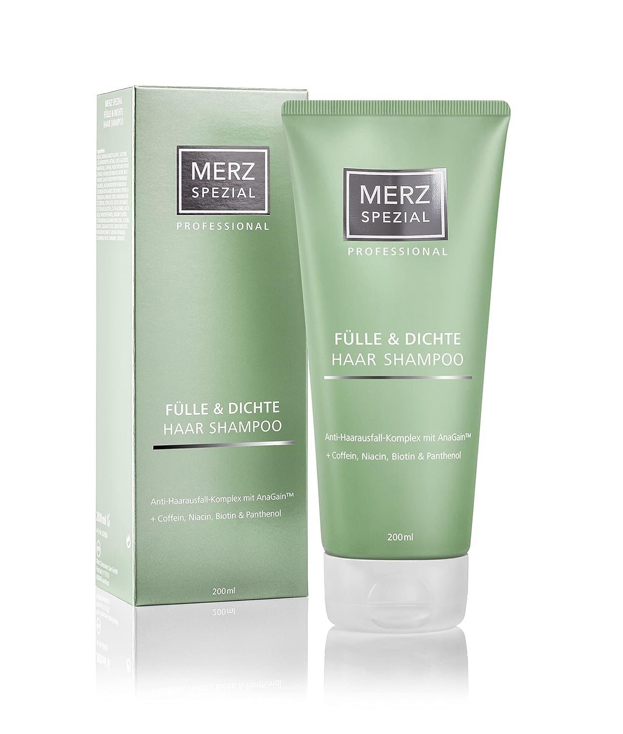 Merz Spezial Professional Haarshampoo Fülle & Dichte - Keratin, Koffein und Biotin, 1-tlg., für mehr Haarwachstum & Volumen