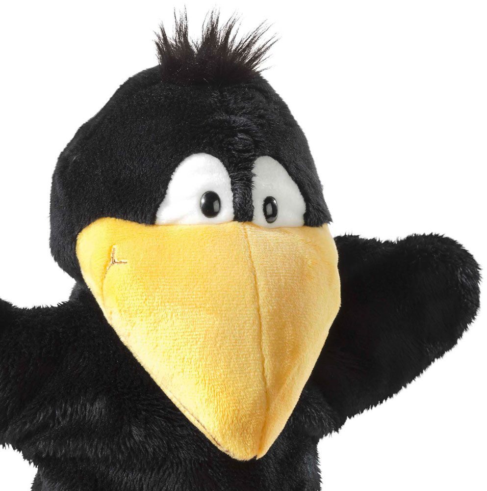 Heunec® Handpuppe Handpuppe Rabe schwarz 36cm günstig online kaufen