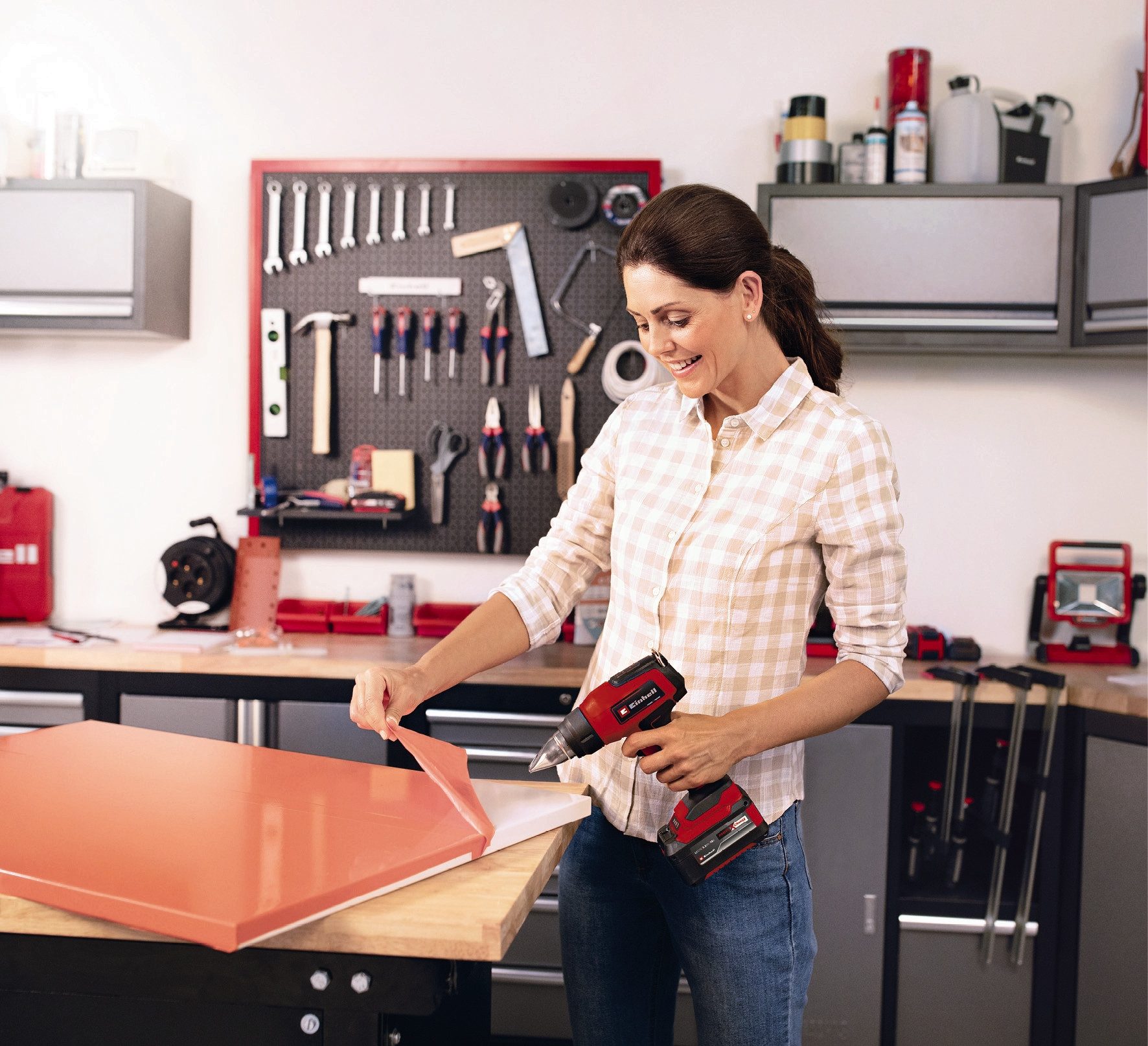 Einhell Heißluftgebläse TE-HA 18 Li - Solo, bis max. 550 °C, (1-tlg), ohne Akku