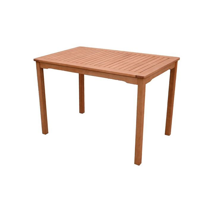 Gravidus Esstisch Esstisch Tisch Gartentisch Bistrotisch Holz Eukalyptus geölt 110 x 70 cm