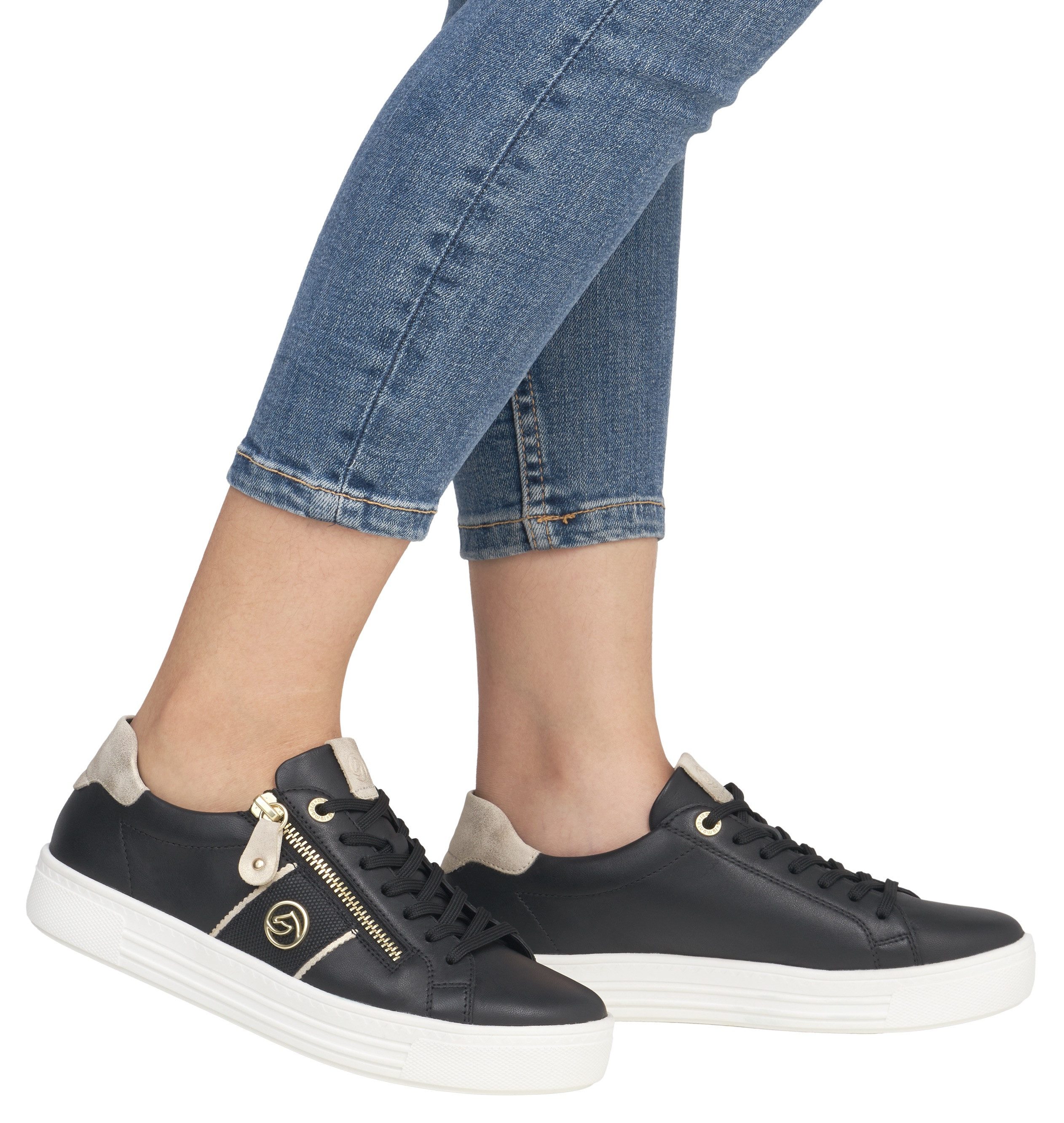 Remonte Plateausneaker, Feizeitschuh, Halbschuh, Schnürer, herausnehmbare günstig online kaufen