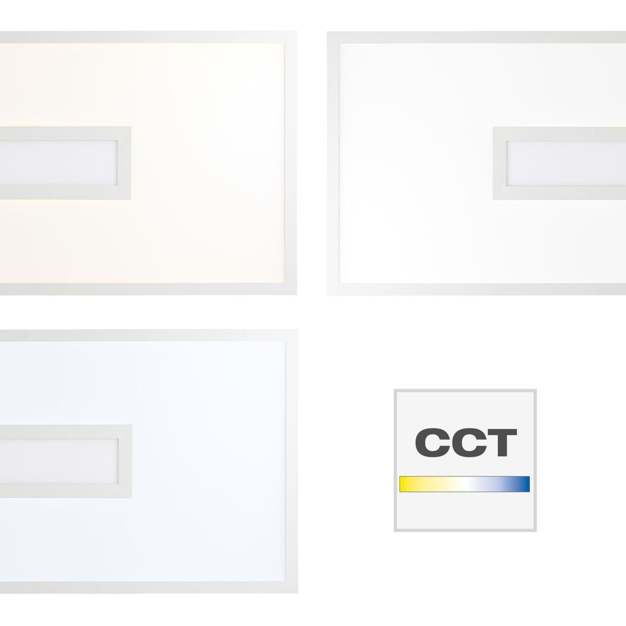 Brilliant Deckenleuchten Odella, 2700-6500K, Lampe Odella LED Deckenaufbau-Paneel 80x40cm weiß 1x 38W LED integri