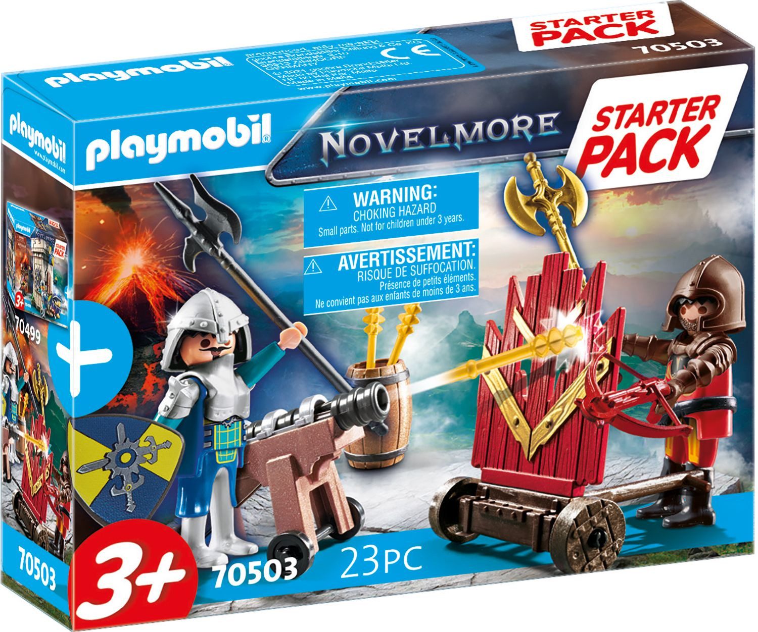 Playmobil® Spiel PLAYMOBIL 70503 - Novelmore - Starter Pack Novelmore Ergänzungsset