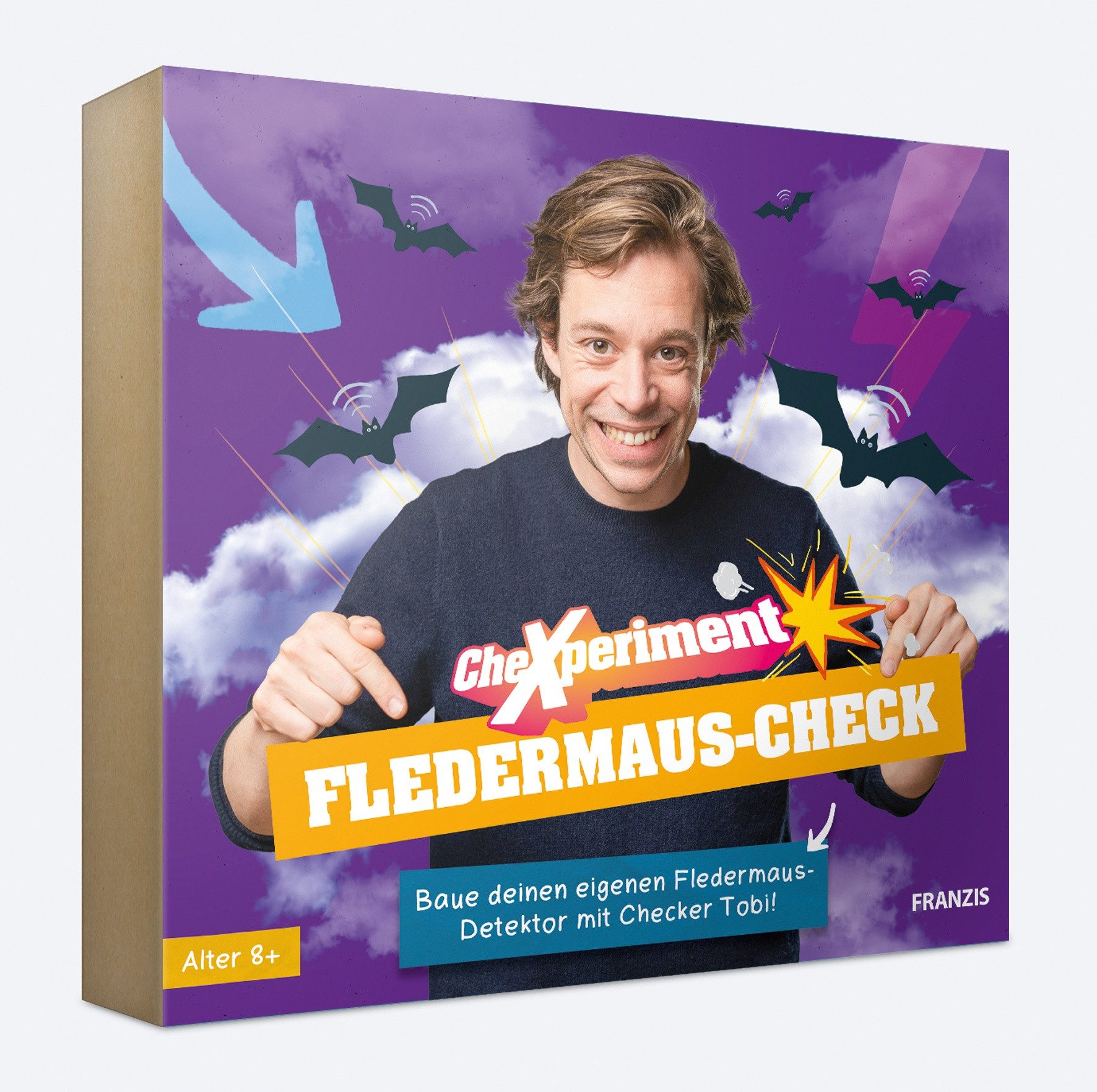 Franzis Modellbausatz CheXperiment Fledermaus-Check Fledermausdetektor bauen Checker Tobi