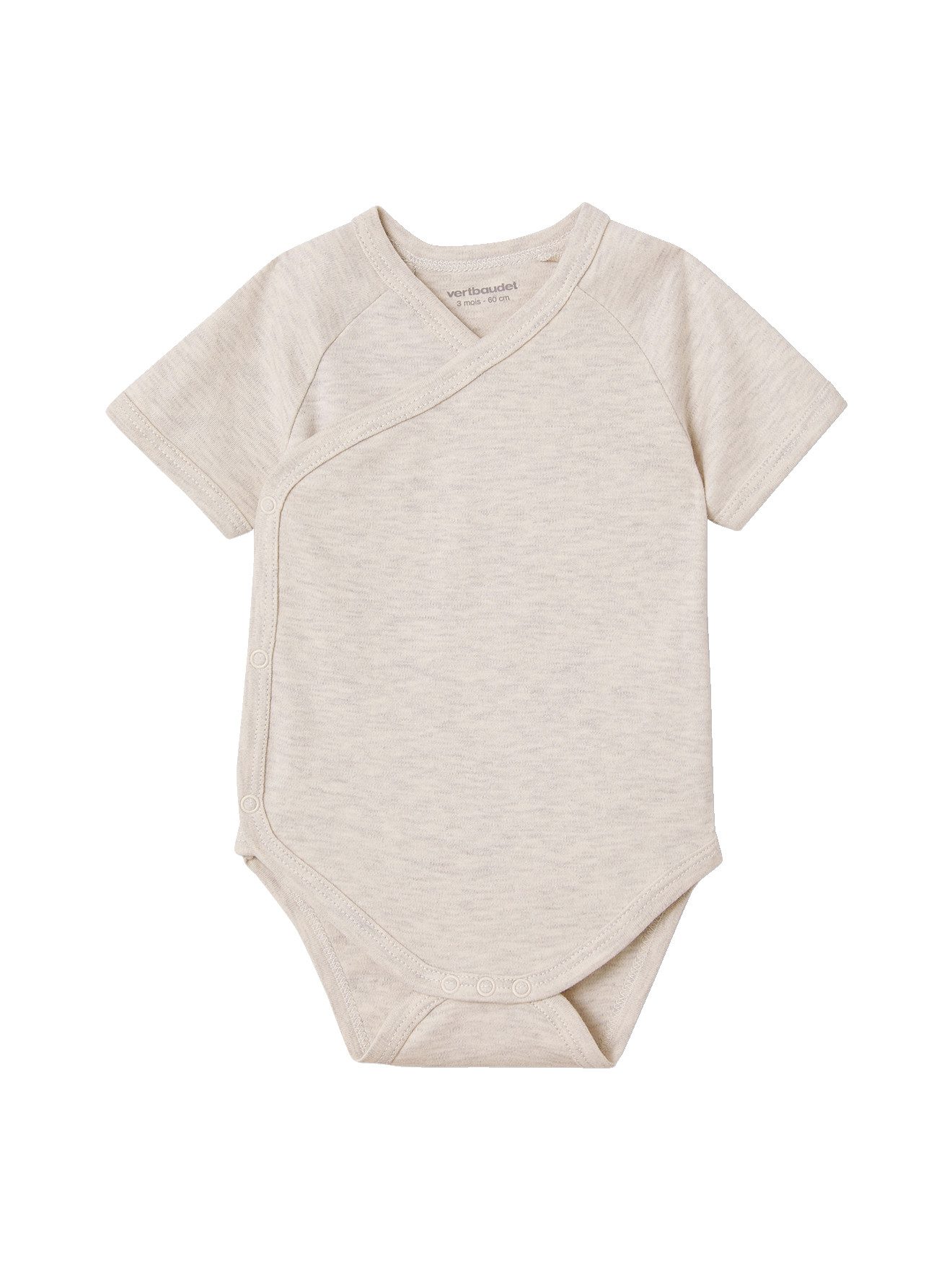 vertbaudet Langarmbody Baby Wickelbodys BASICS 7er-Pack
